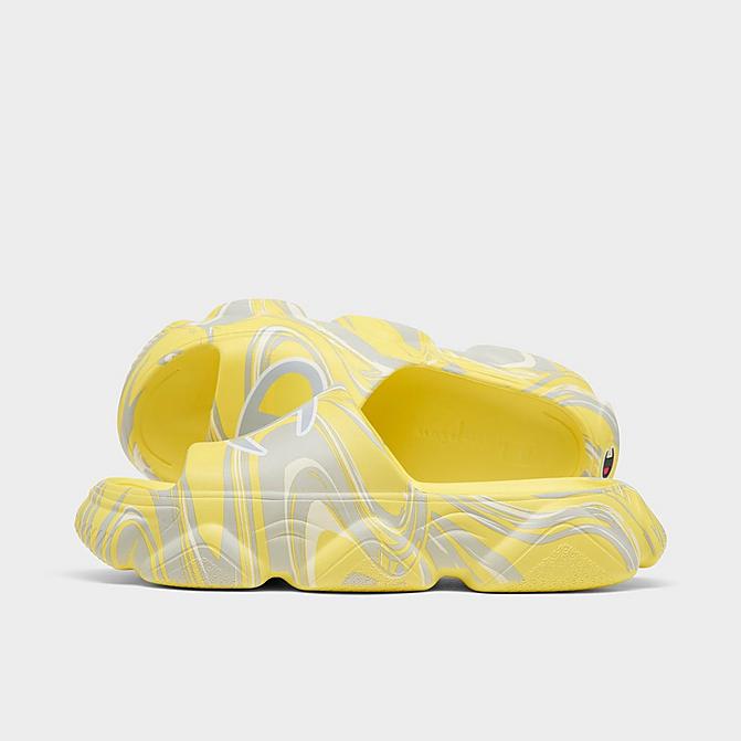 Right view of Women's Champion Meloso Squish Swirl Slide Sandals in Popcorn/Swirl Click to zoom