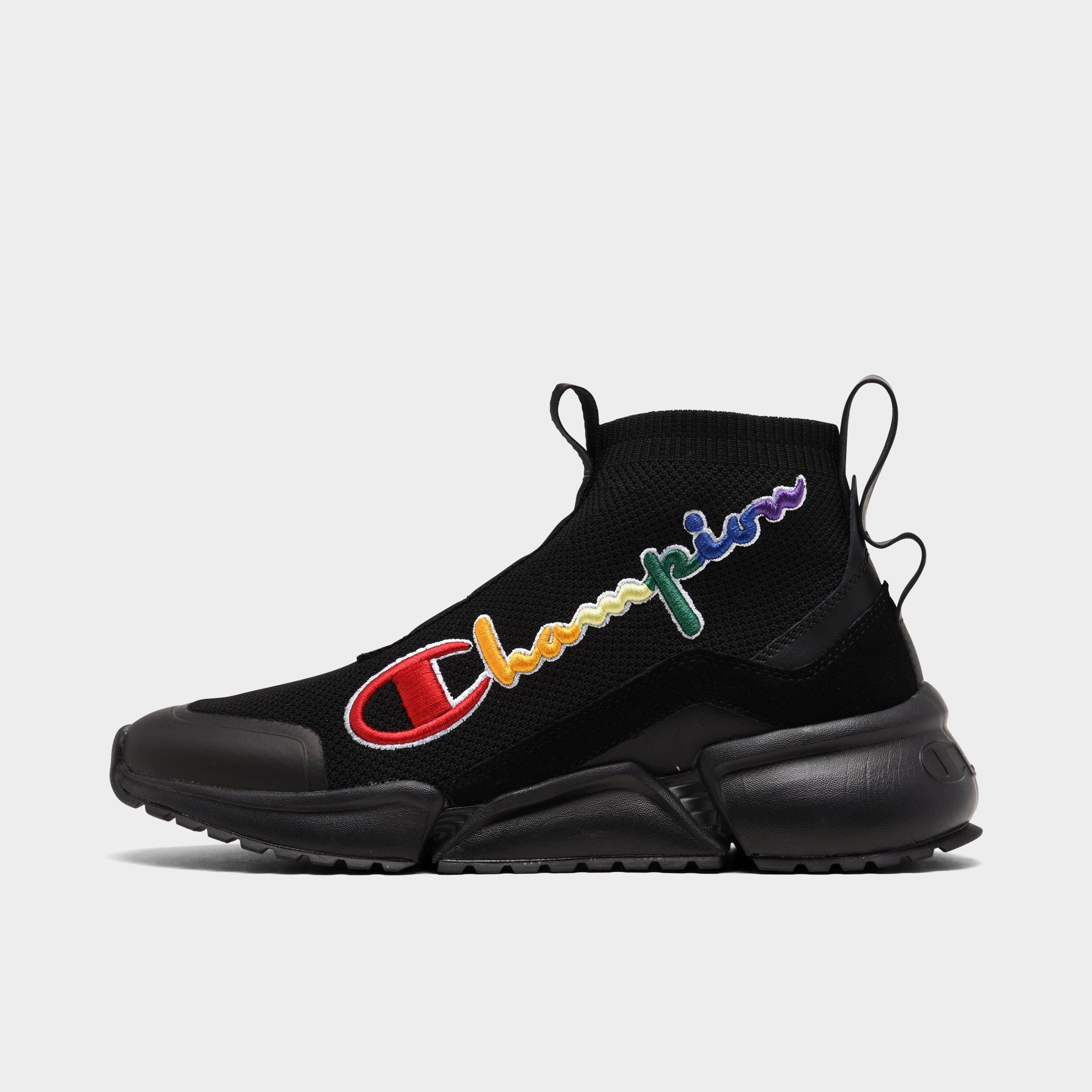 champion sock shoes black