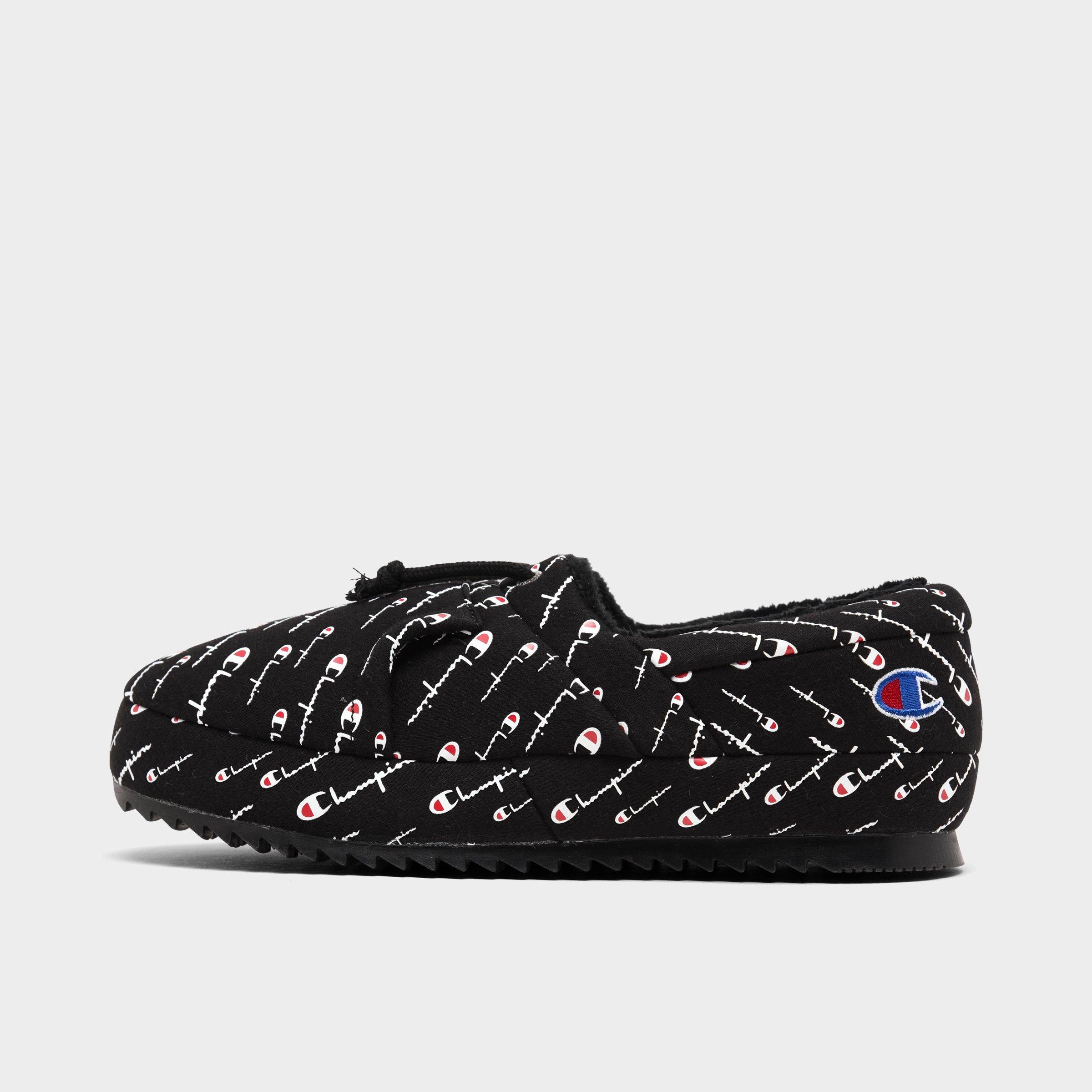 champion slippers black