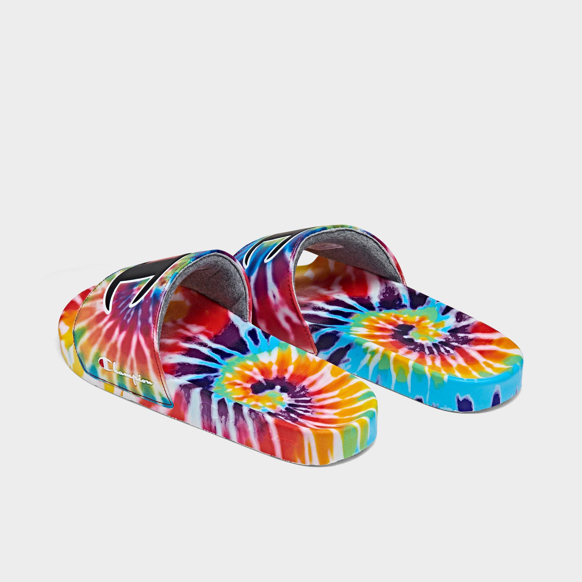 tie dye flip flops