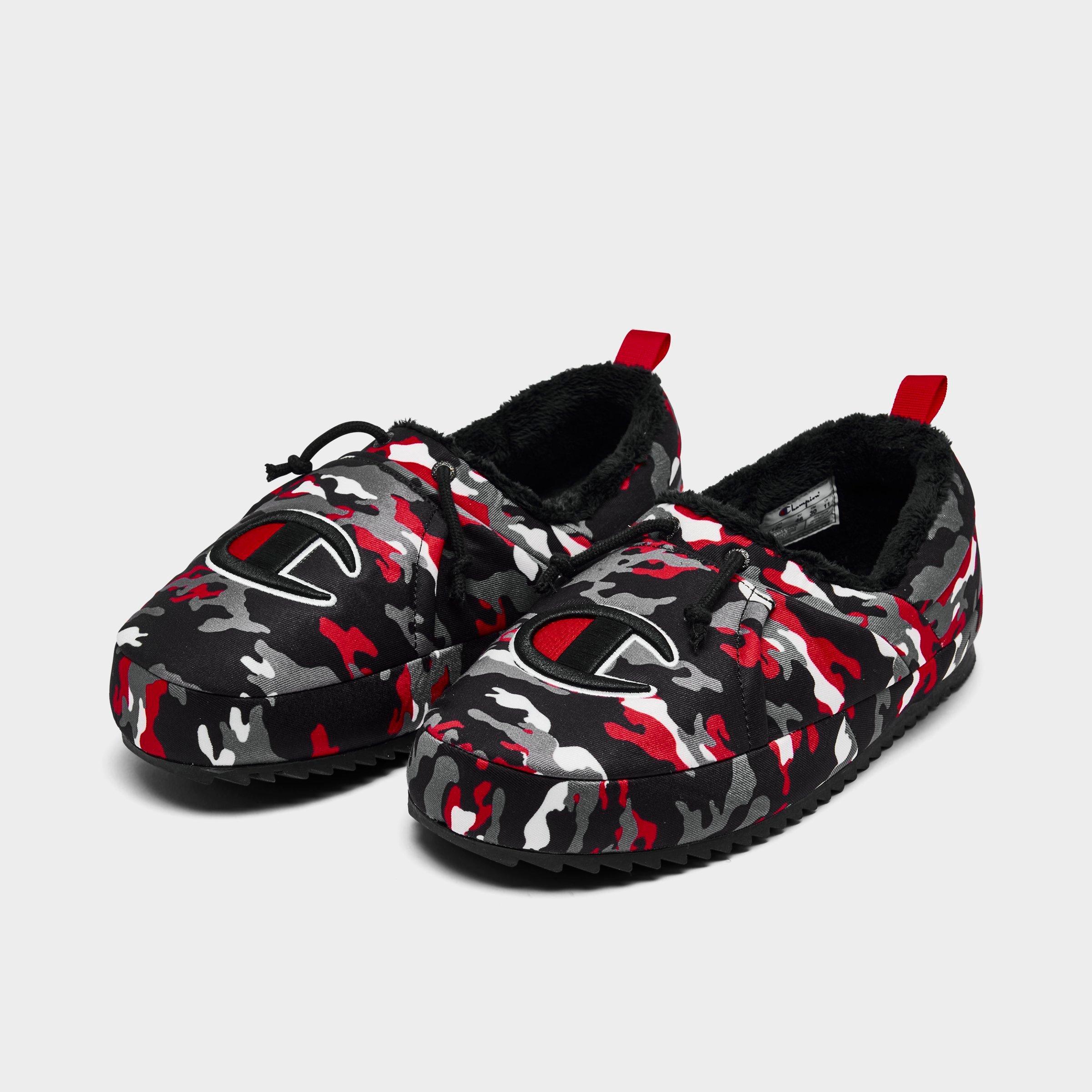 champion university slippers black