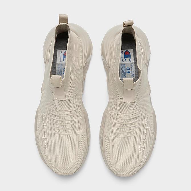 Back view of Men's Champion Hyper C Raw Casual Shoes in Pebblestone Click to zoom