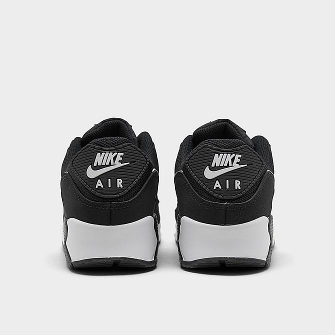 Left view of Women's Nike Air Max 90 Casual Shoes in Black/White/Black Click to zoom