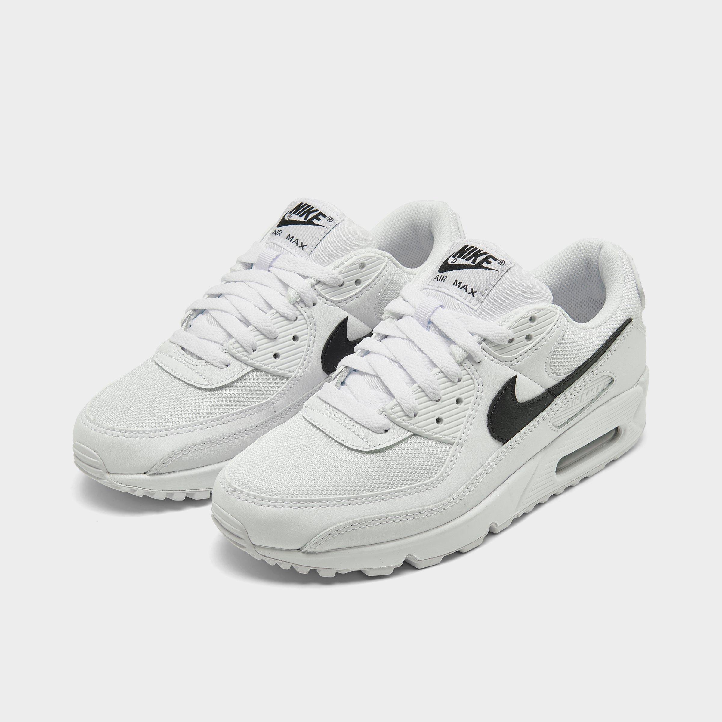 nike air max 90s white and black