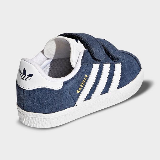 Adidas gazelle toddler velcro sale