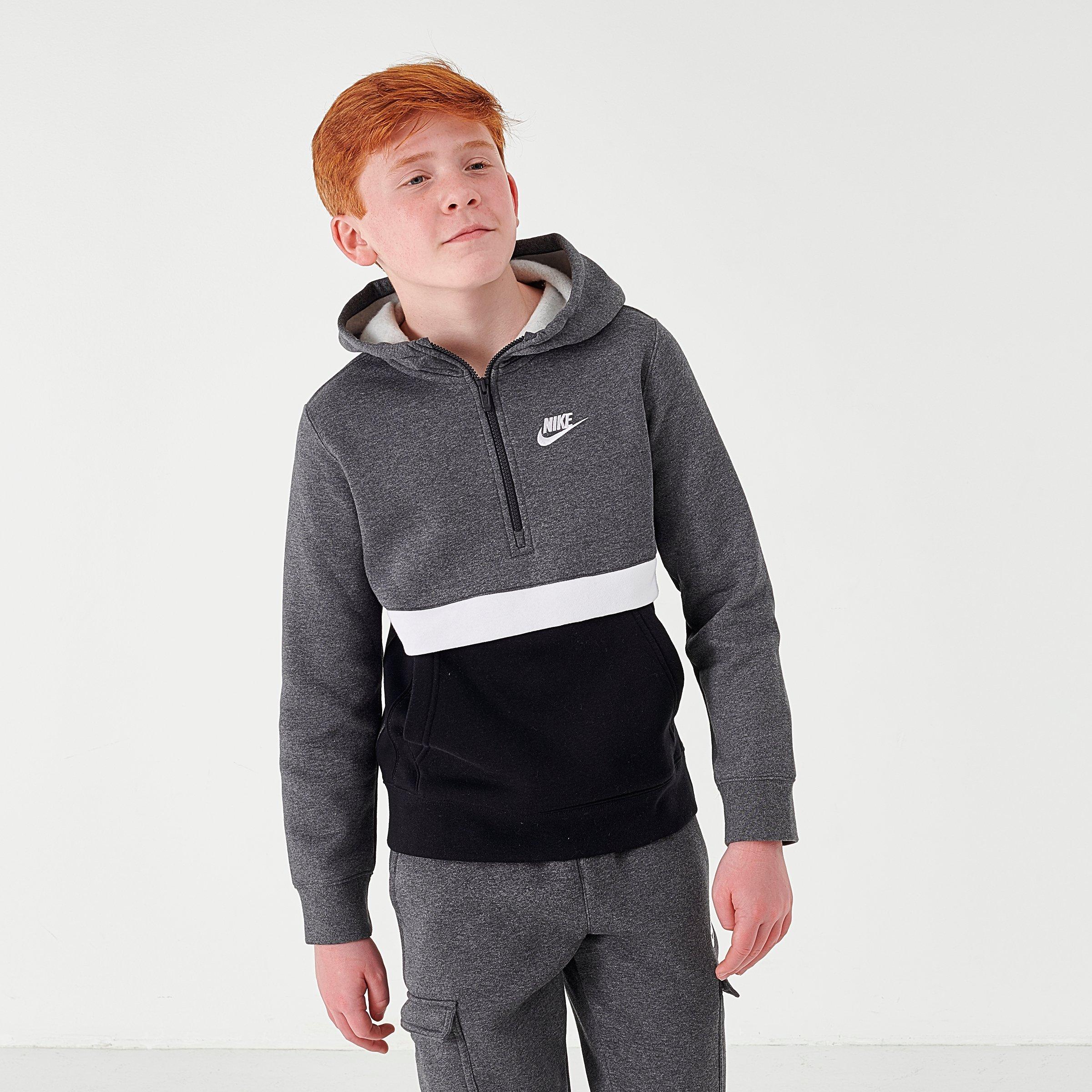 boys nike half zip