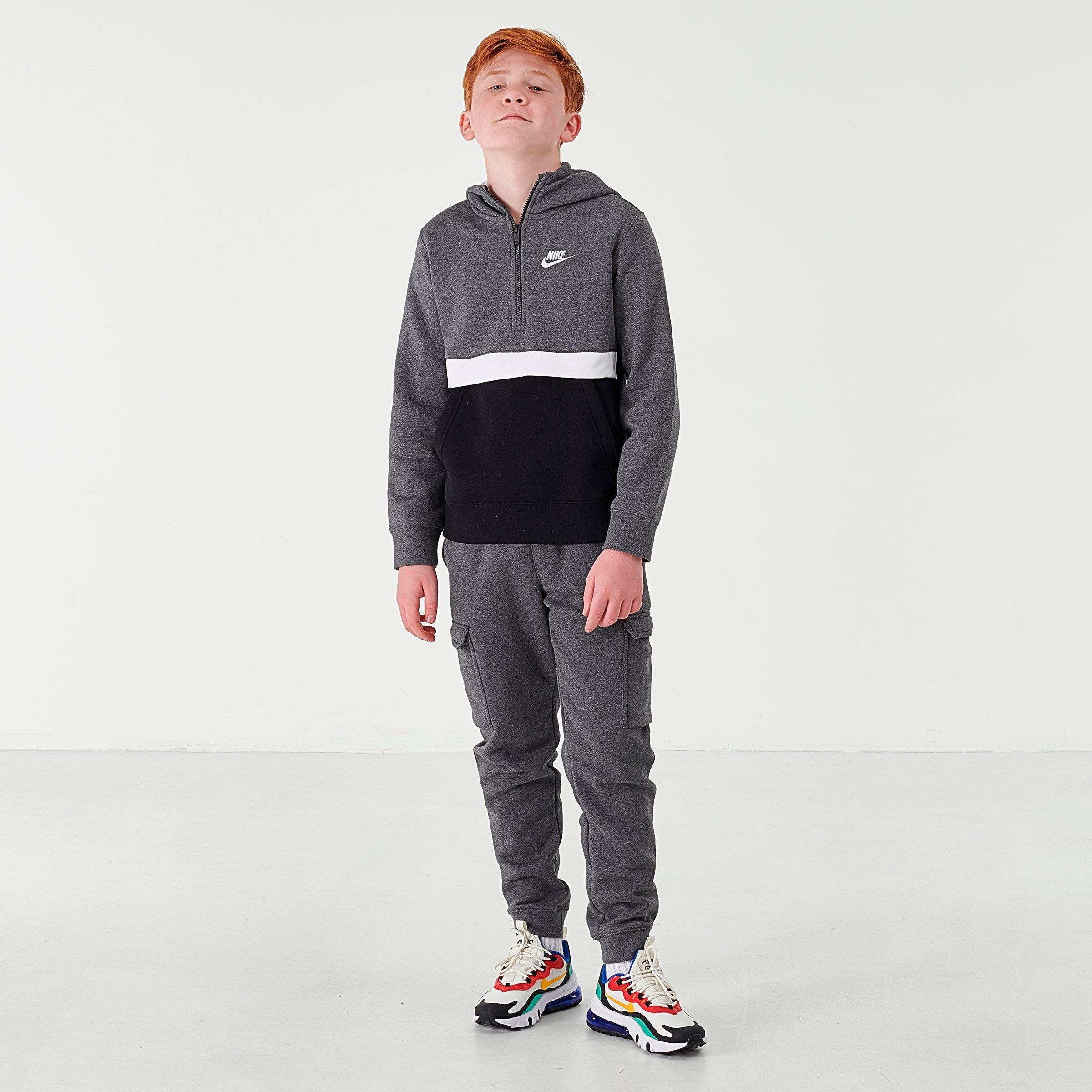 boys nike half zip