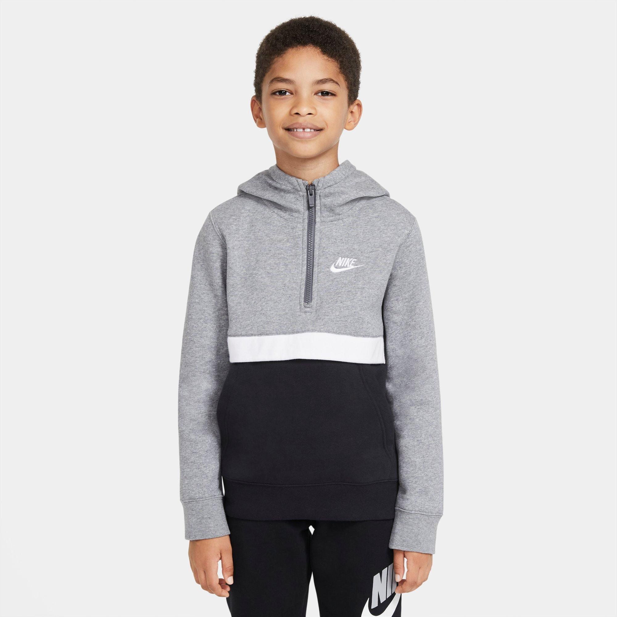 boys nike half zip