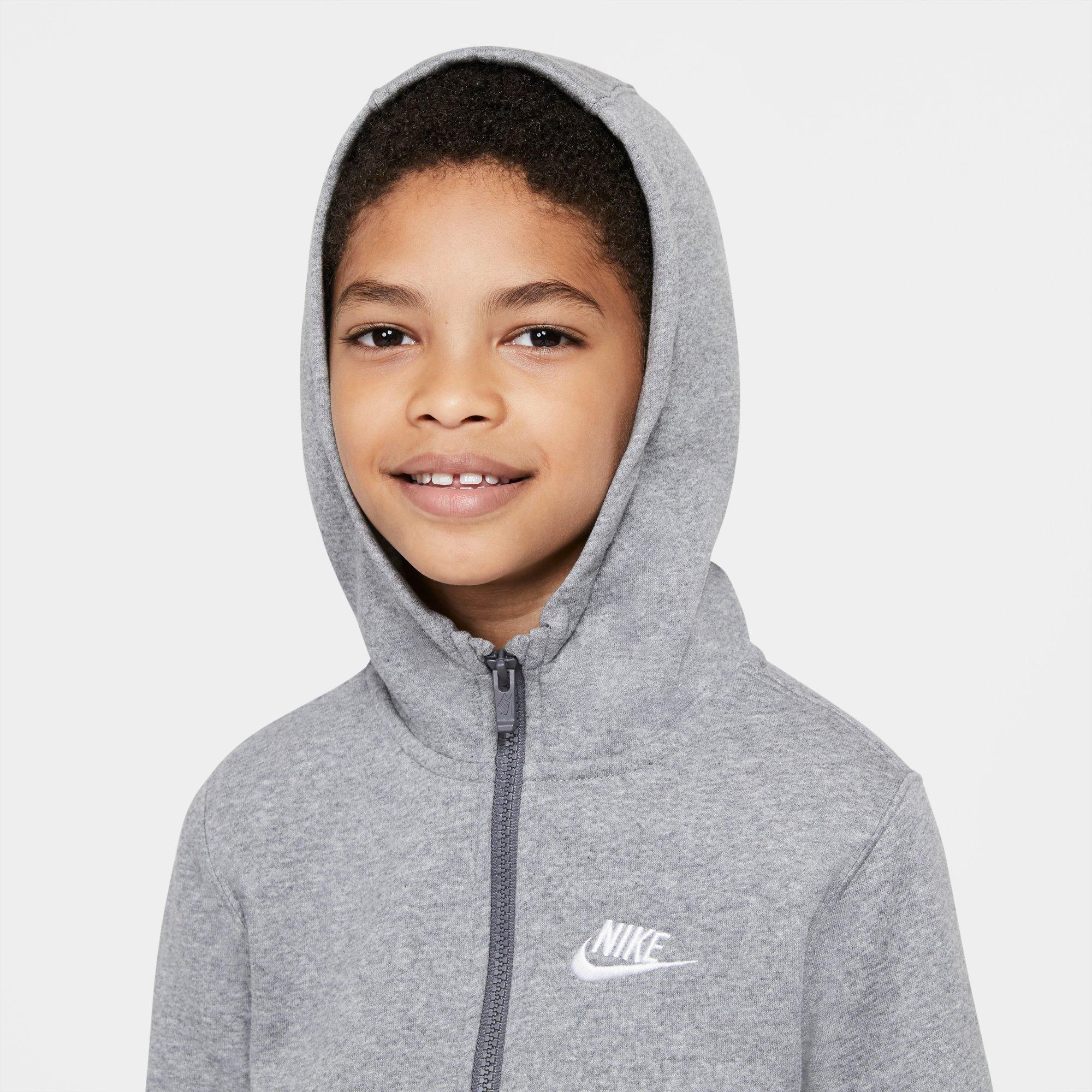 nike club zip hoodie