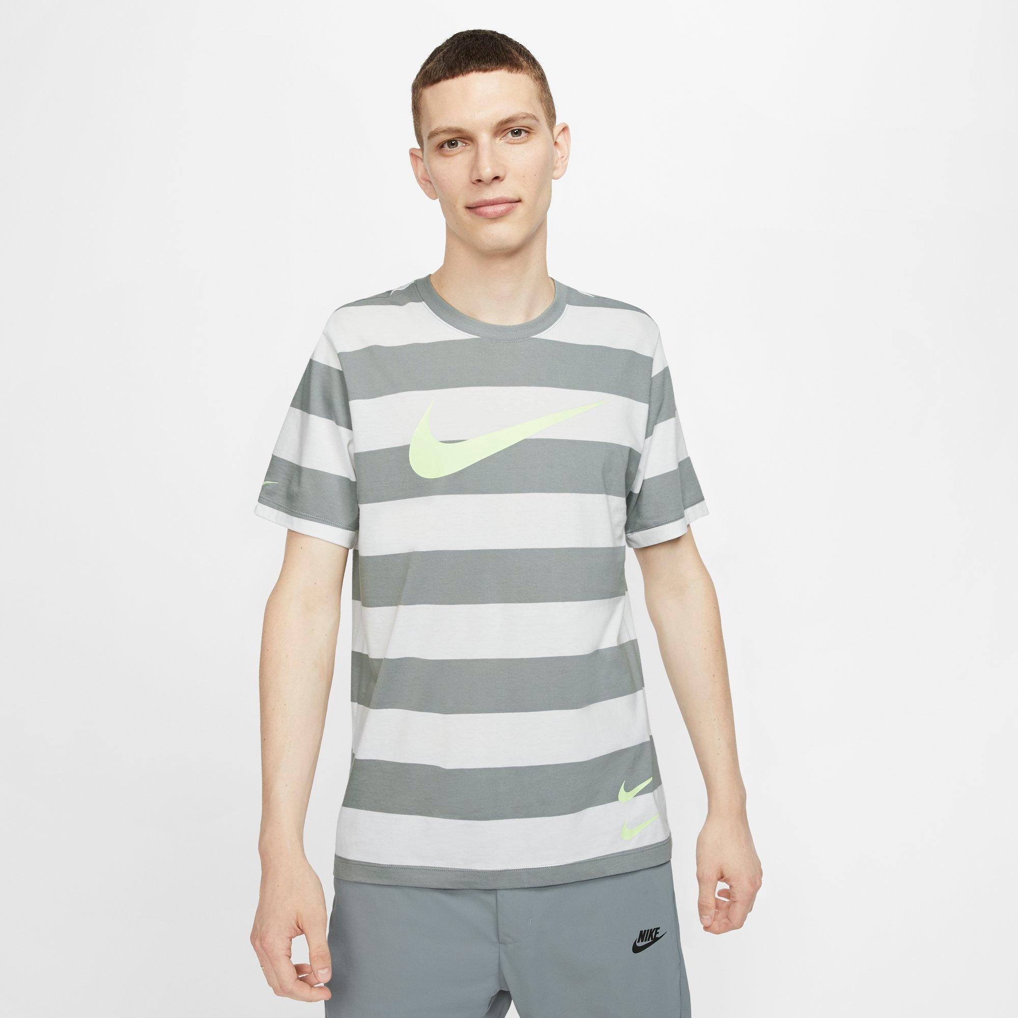 nike swoosh stripe t shirt