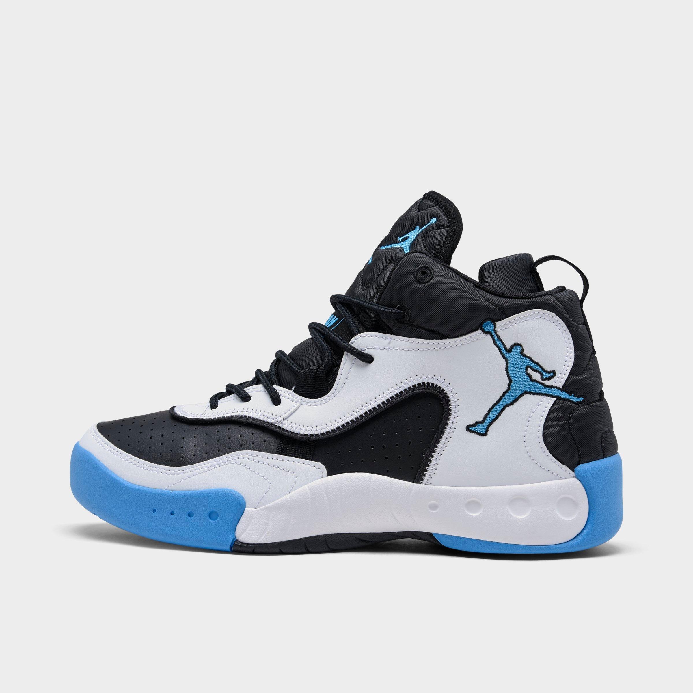 finish line blue jordans