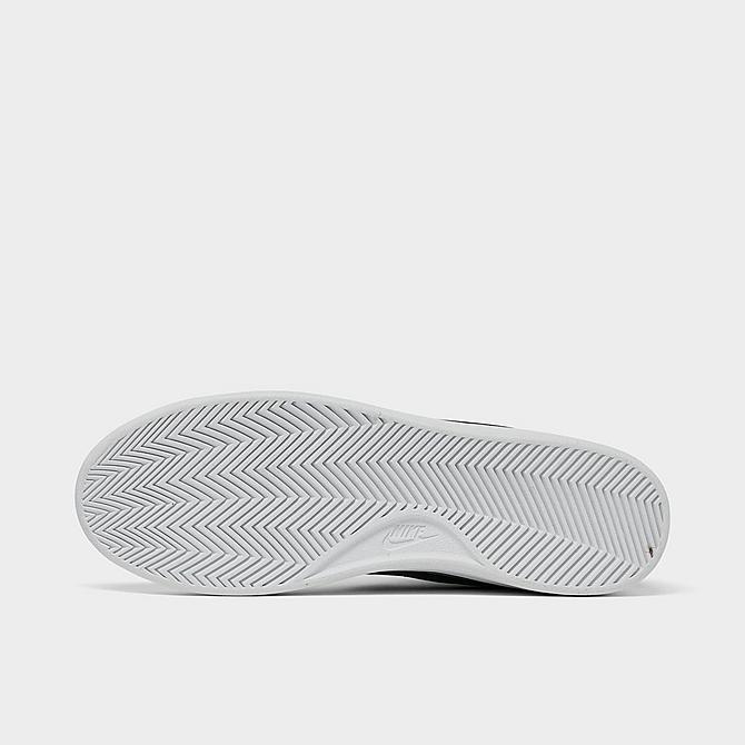 Bottom view of Men's Nike Court Royale 2 Mid Casual Shoes in White/Black/White/Onyx Click to zoom