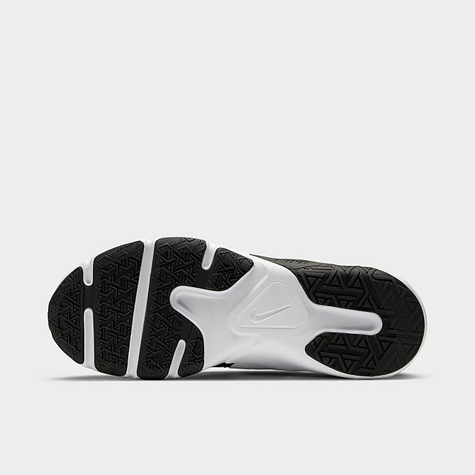 Bottom view of Men's Nike Legend Essential 2 Training Shoes in Black/Metallic Silver/White Click to zoom