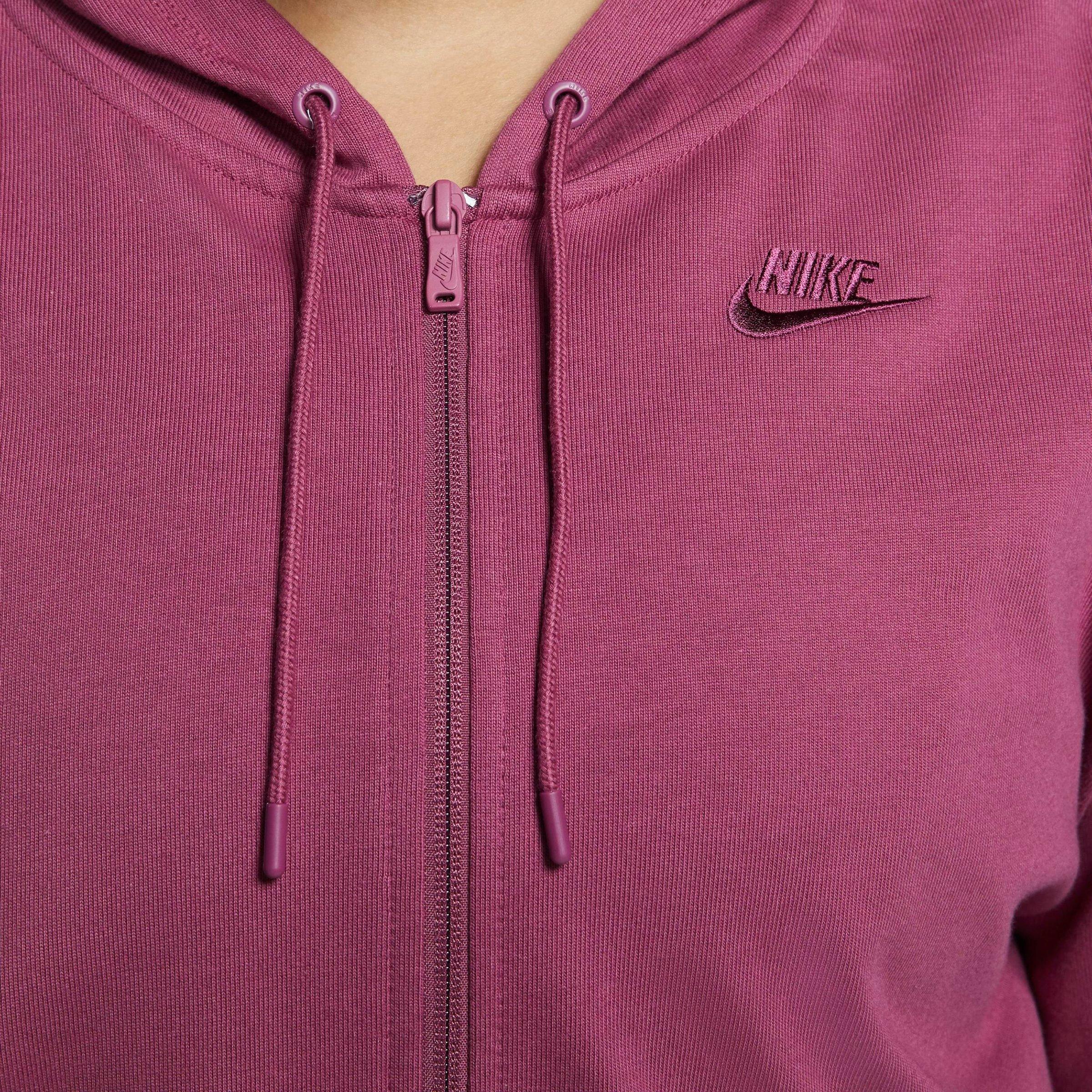 pink nike hoodie plus size