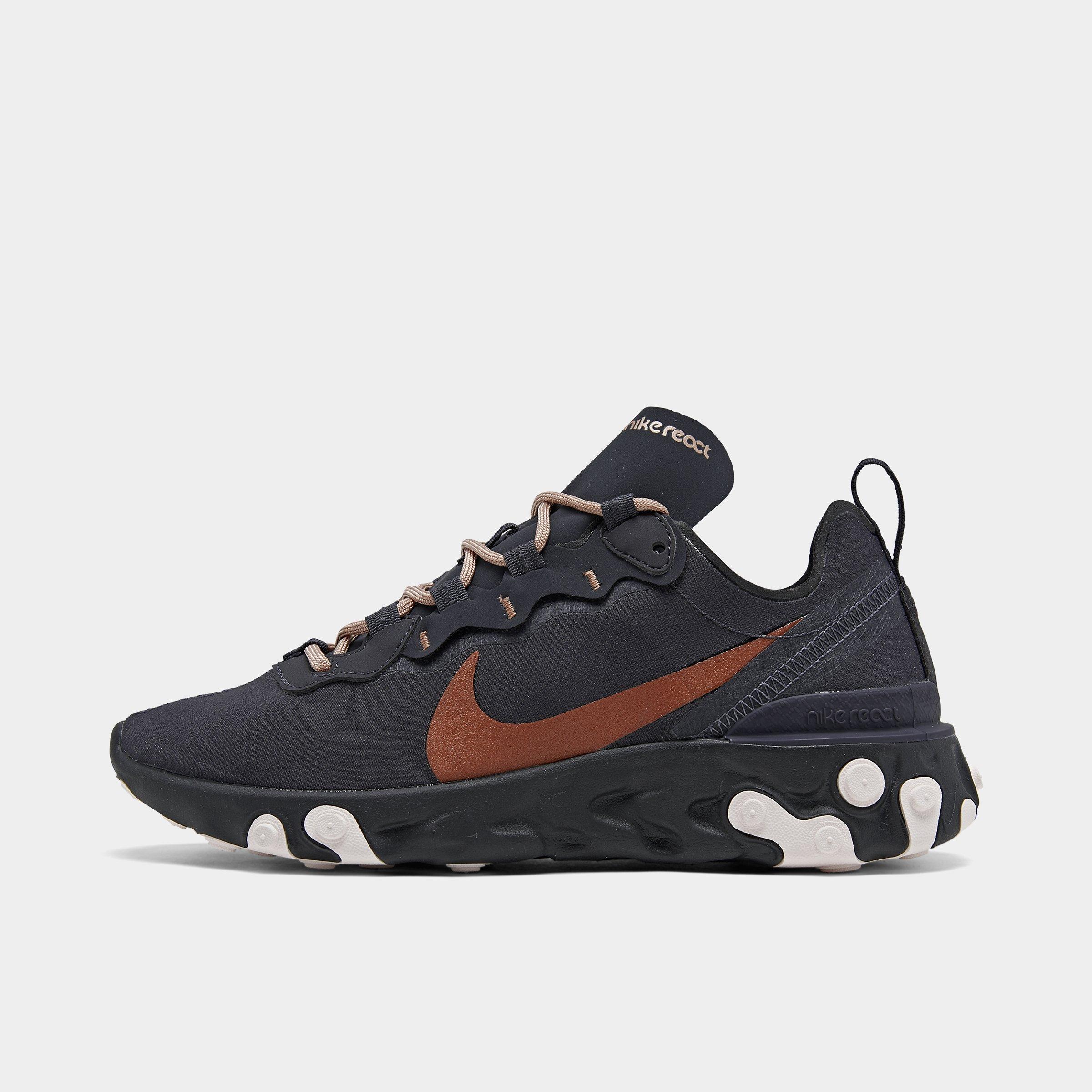 nike black glitter react element 55