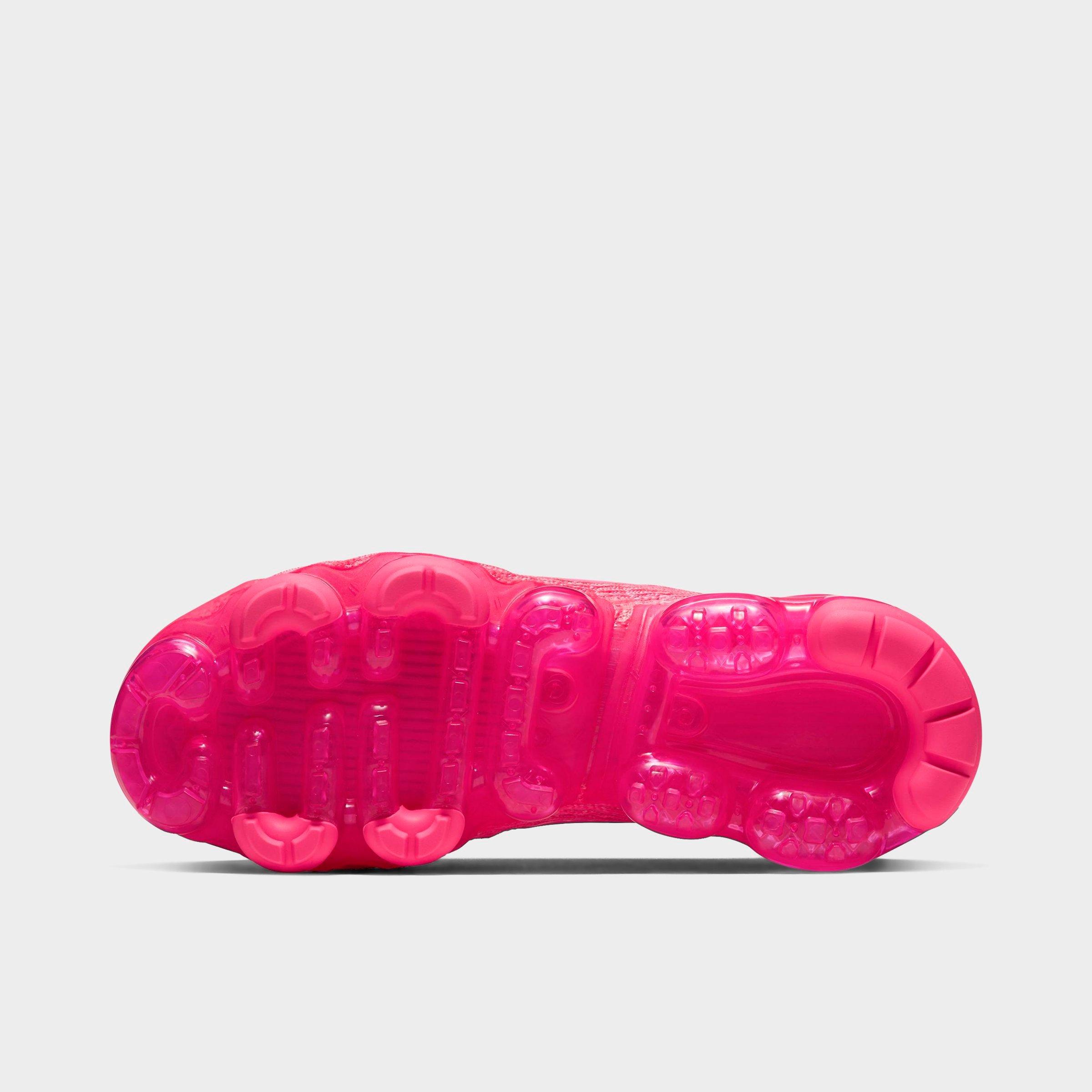 vapormax with pink bottom