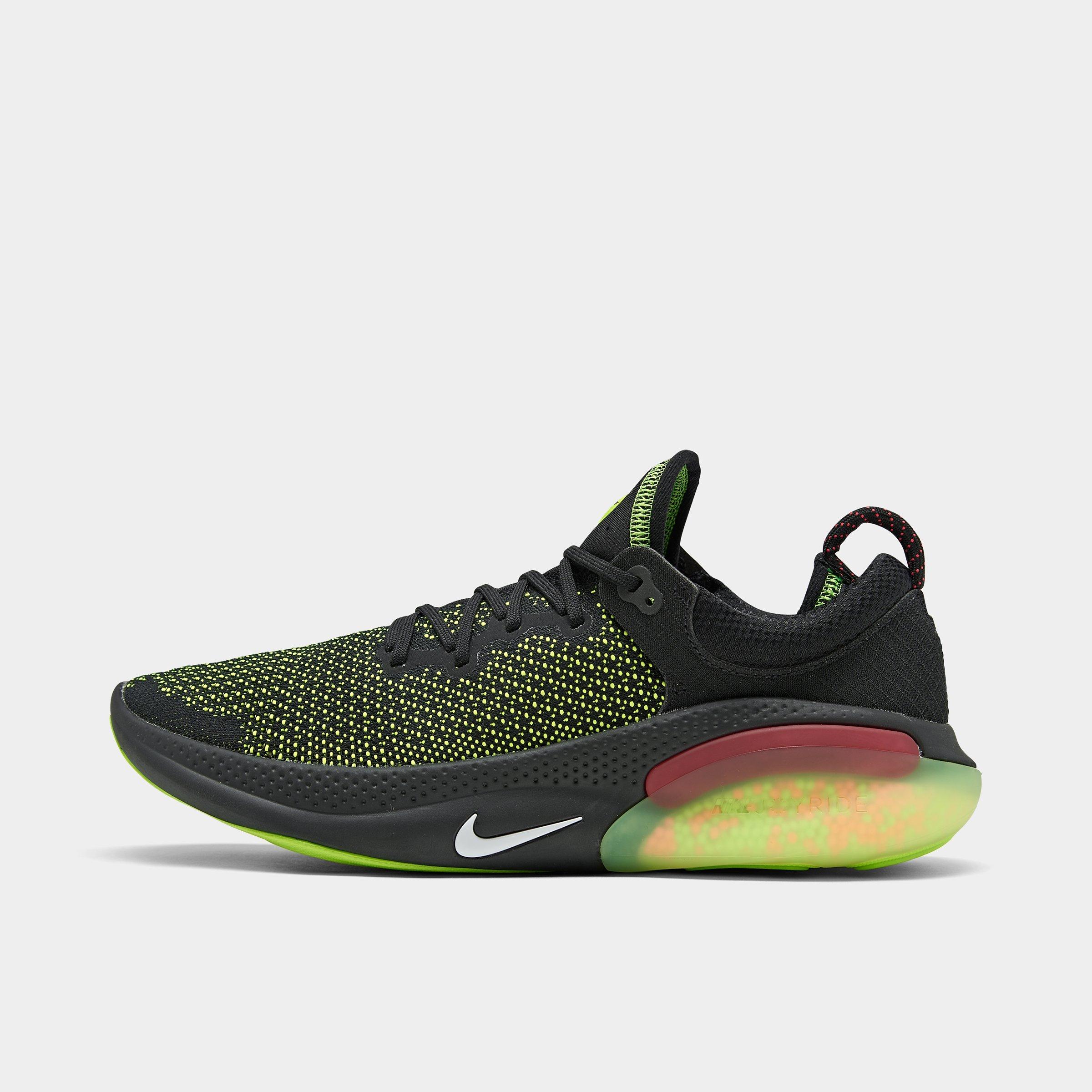 nike joyride run flyknit black white