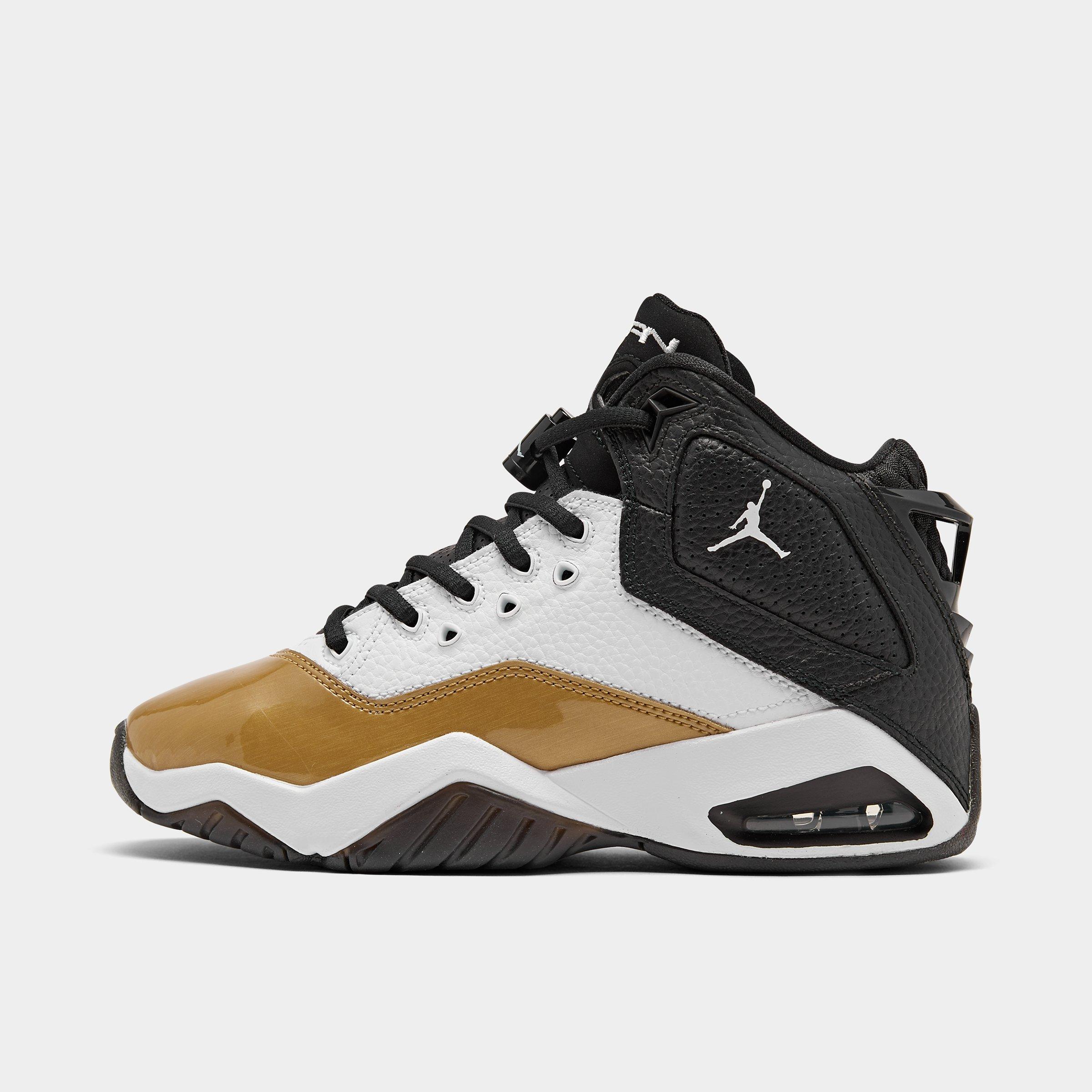 black and gold jordans finish line