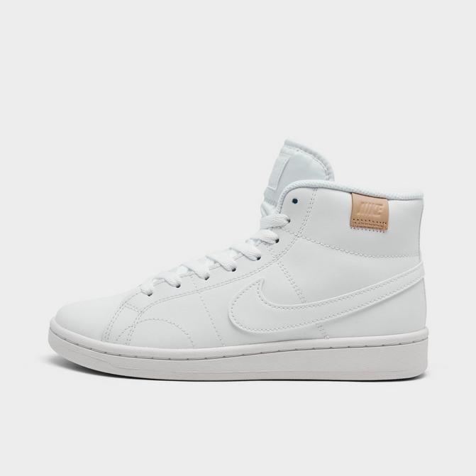 White Nike Womens Court Royale 2 Mid Sneaker, Classics