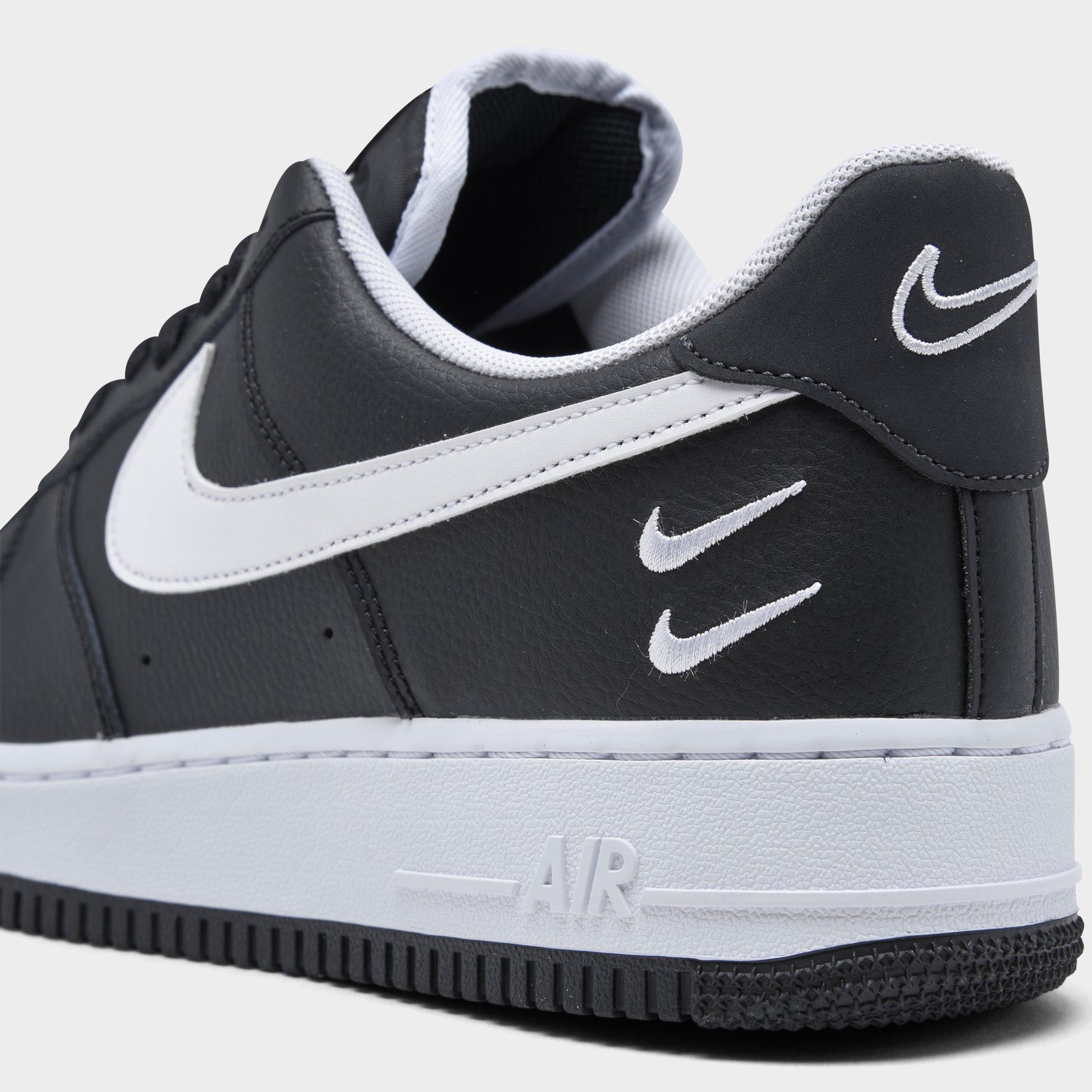 mens nike air force 1 white and black