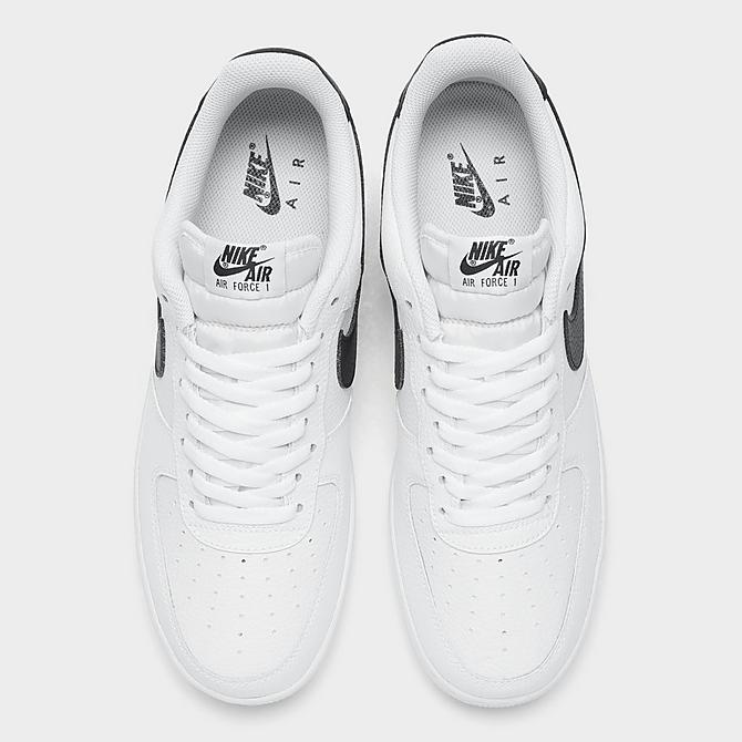 Finish Line Men Shoes Flat Shoes Casual Shoes Mens Air Force 1 07 Casual Shoes in White/White Size 6.0 Leather 