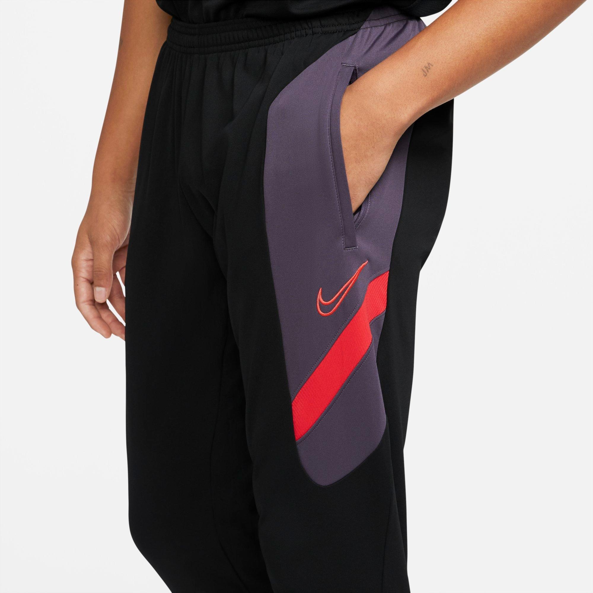 nike academy track pants black