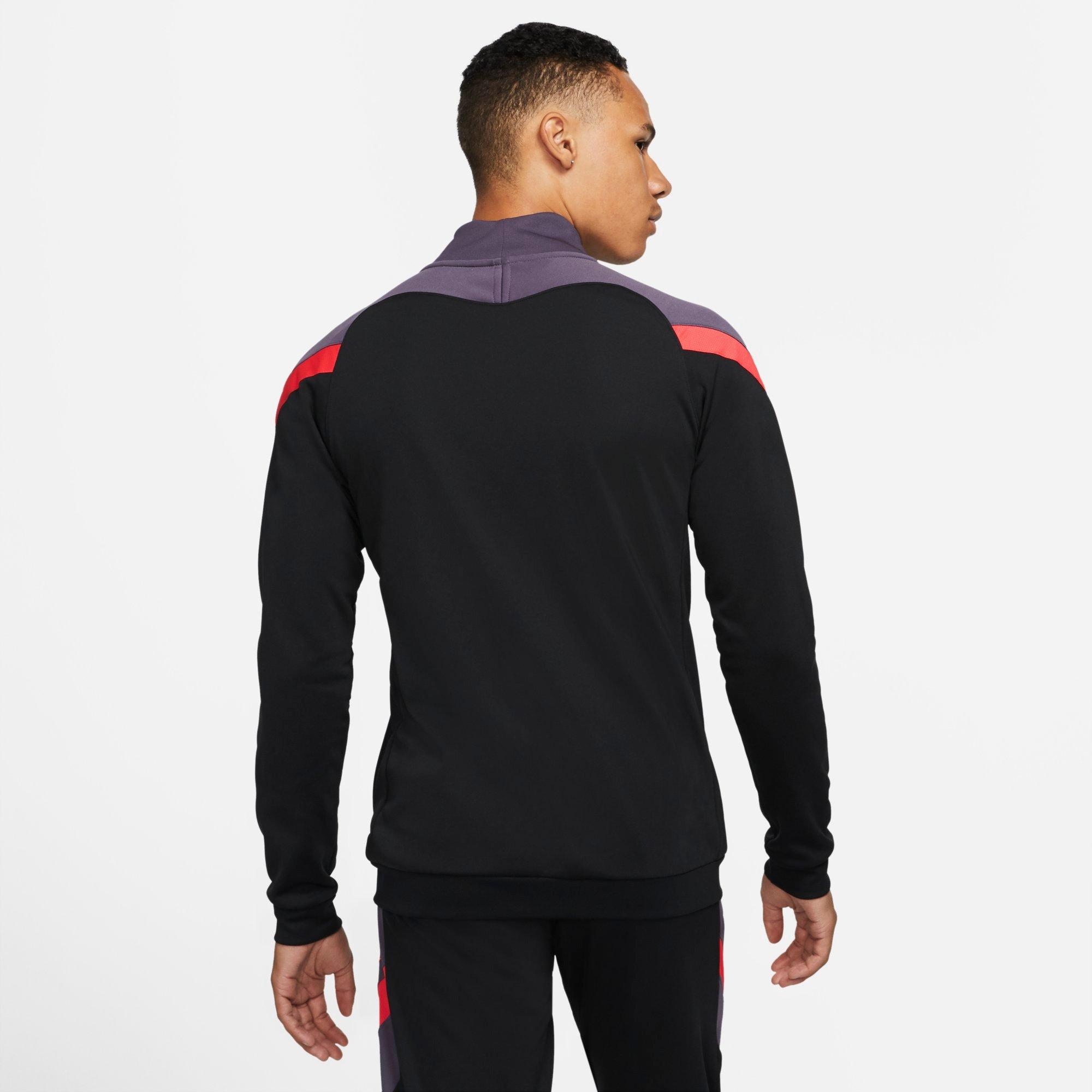 nike academy black and red