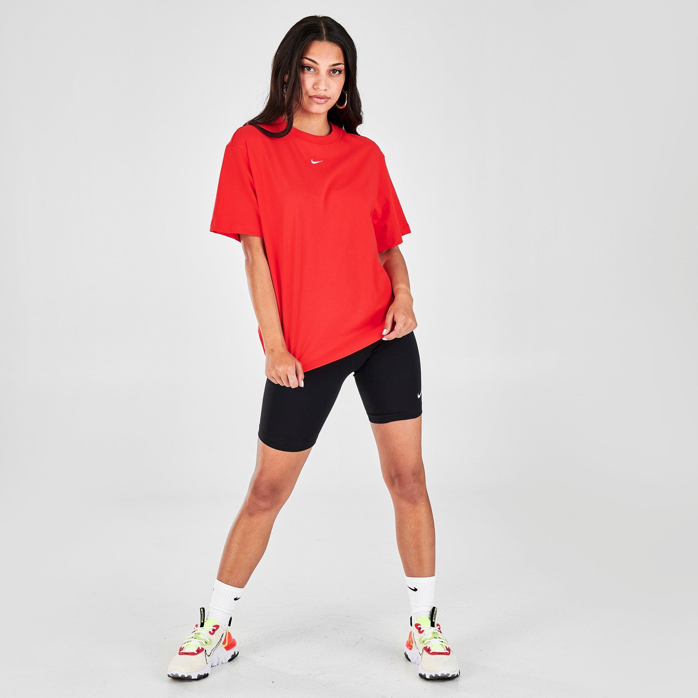 nike red shirt womens