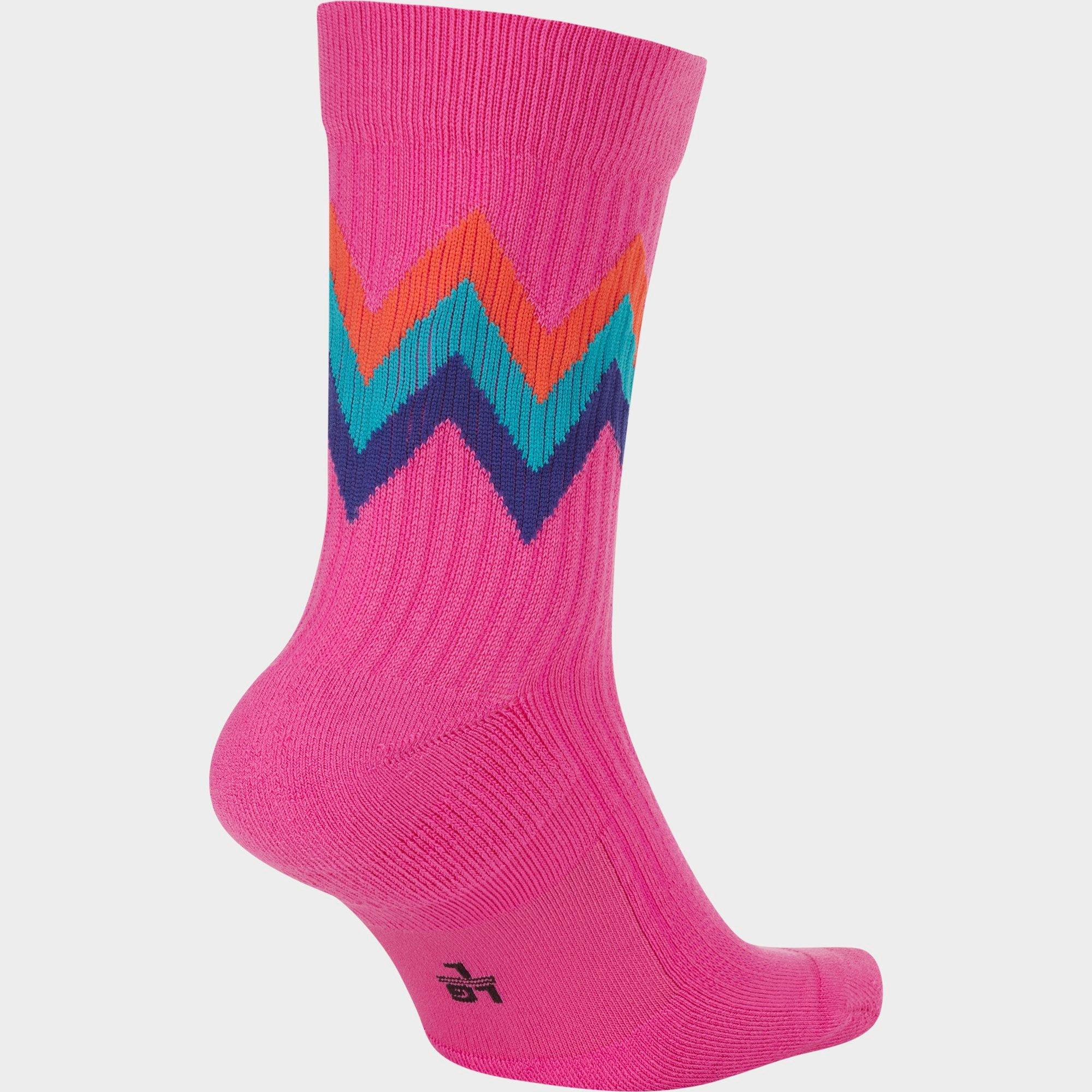 pink nike basketball socks