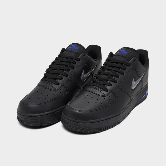 Black air forces finish line on sale