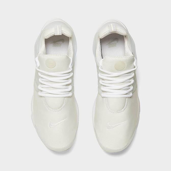 Back view of Nike Air Presto Casual Shoes in White/Pure Platinum Click to zoom