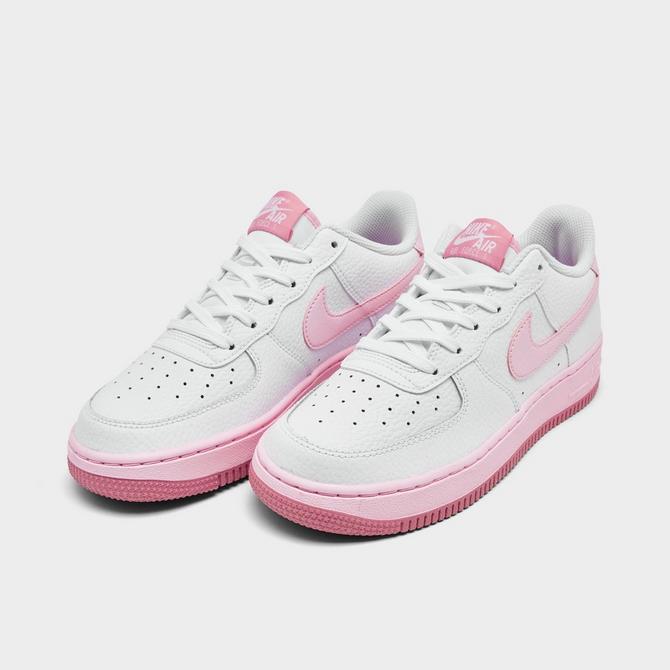 Nike Air Force 1 Big Kids' Shoes in White - ShopStyle