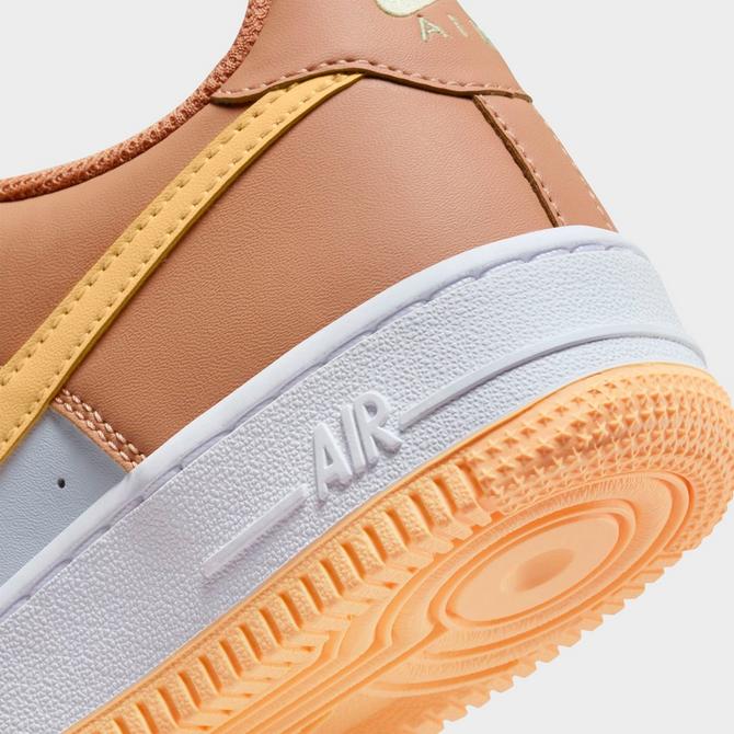 Nike air force 1 best sale orange beige