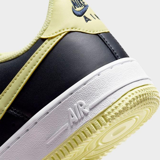 Nike Air Force 1 - Black - Yellow + Obsidian - White 