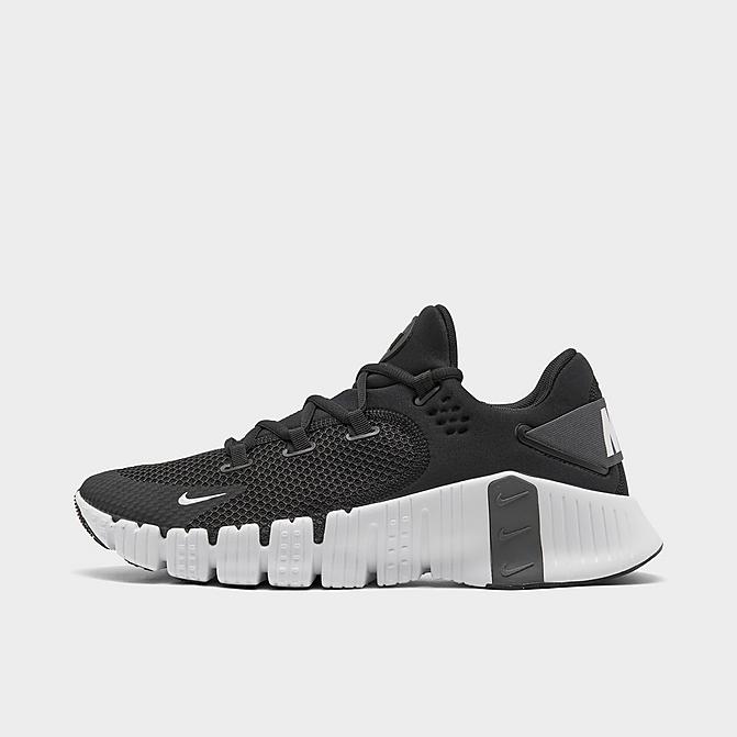 Right view of Men's Nike Free Metcon 4 Training Shoes in Black/White Click to zoom