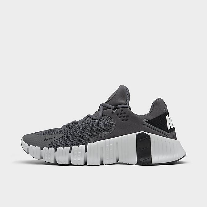 Right view of Men's Nike Free Metcon 4 Training Shoes in Iron Grey/Grey Fog/White/Black Click to zoom