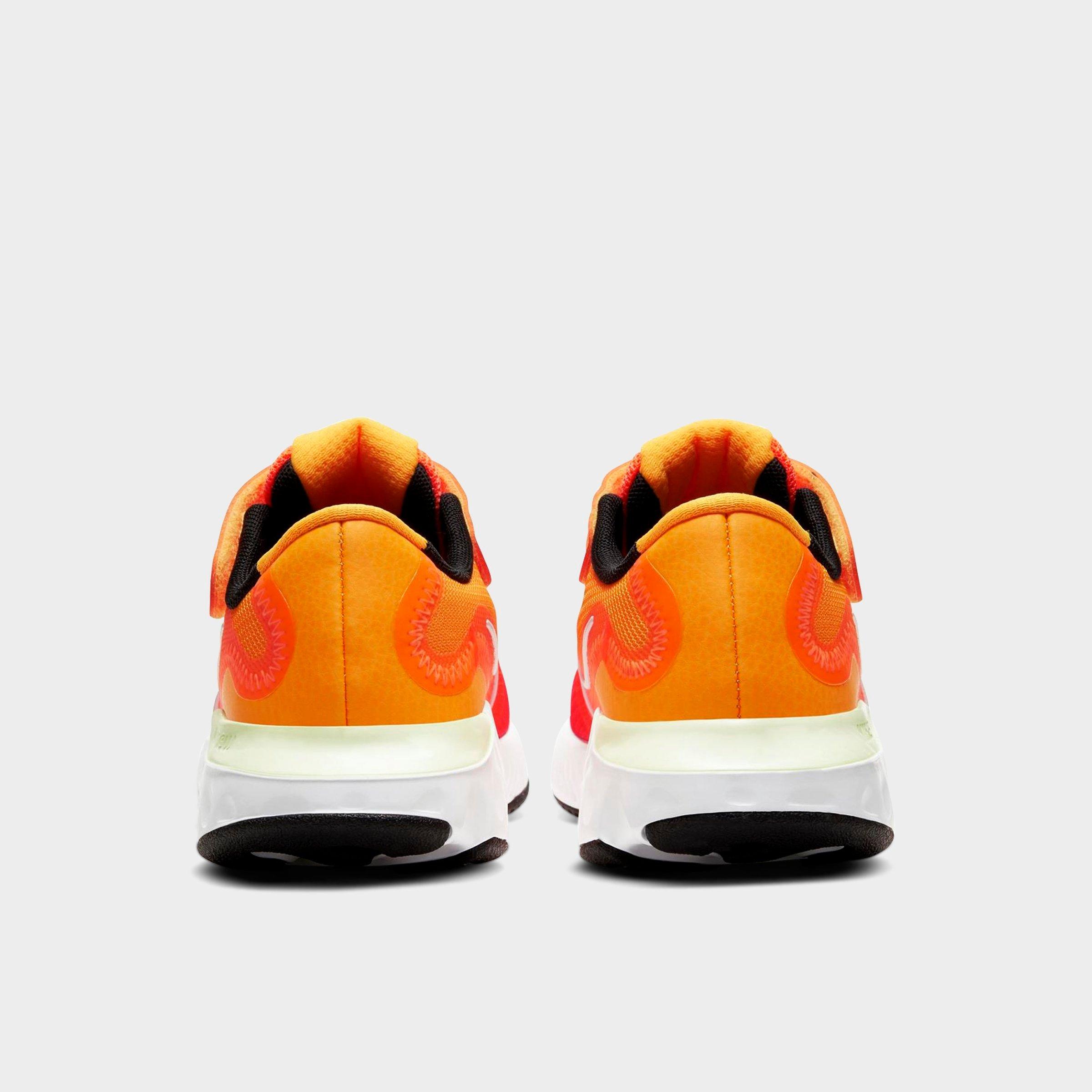 orange nike shoes kids