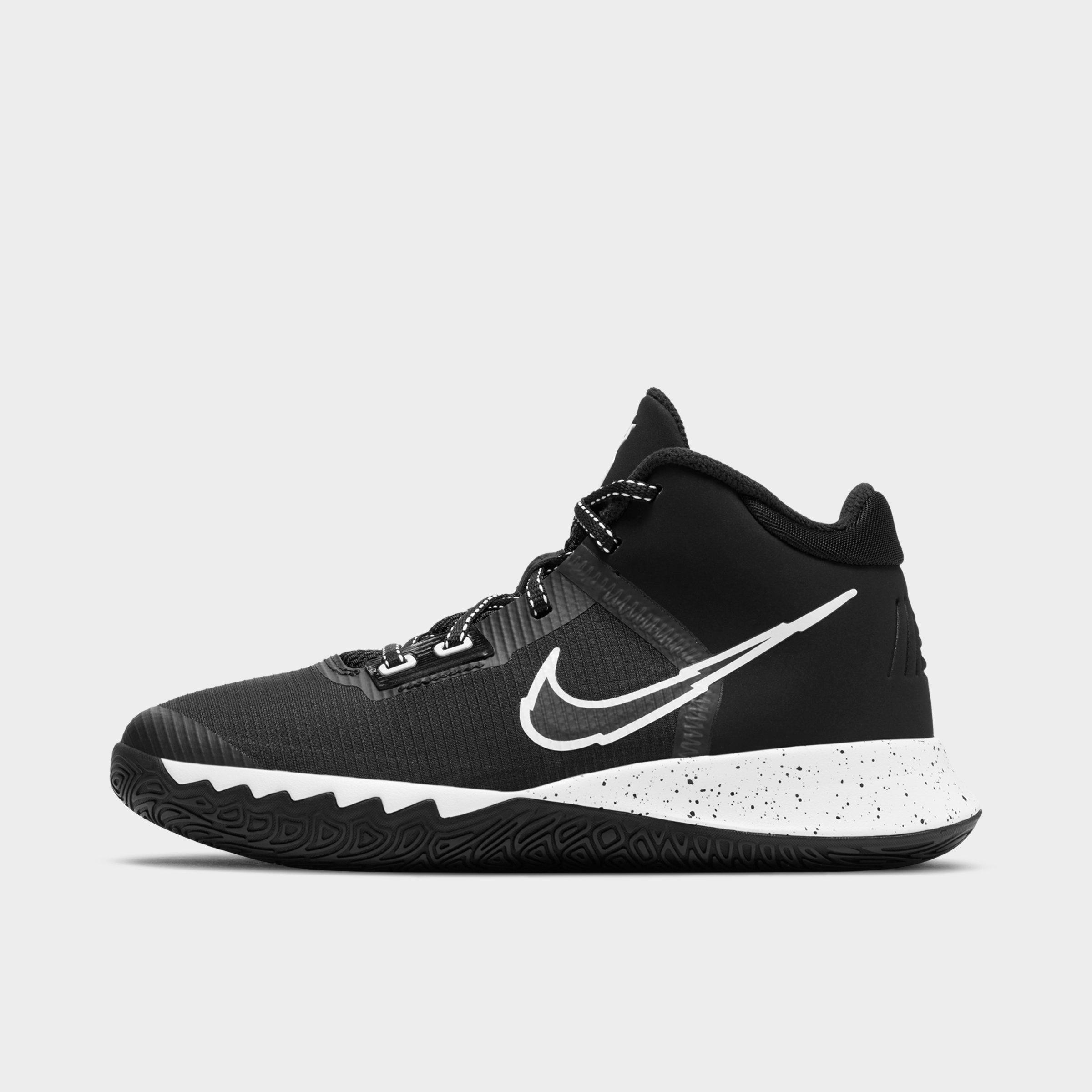 kids black basketball shoes