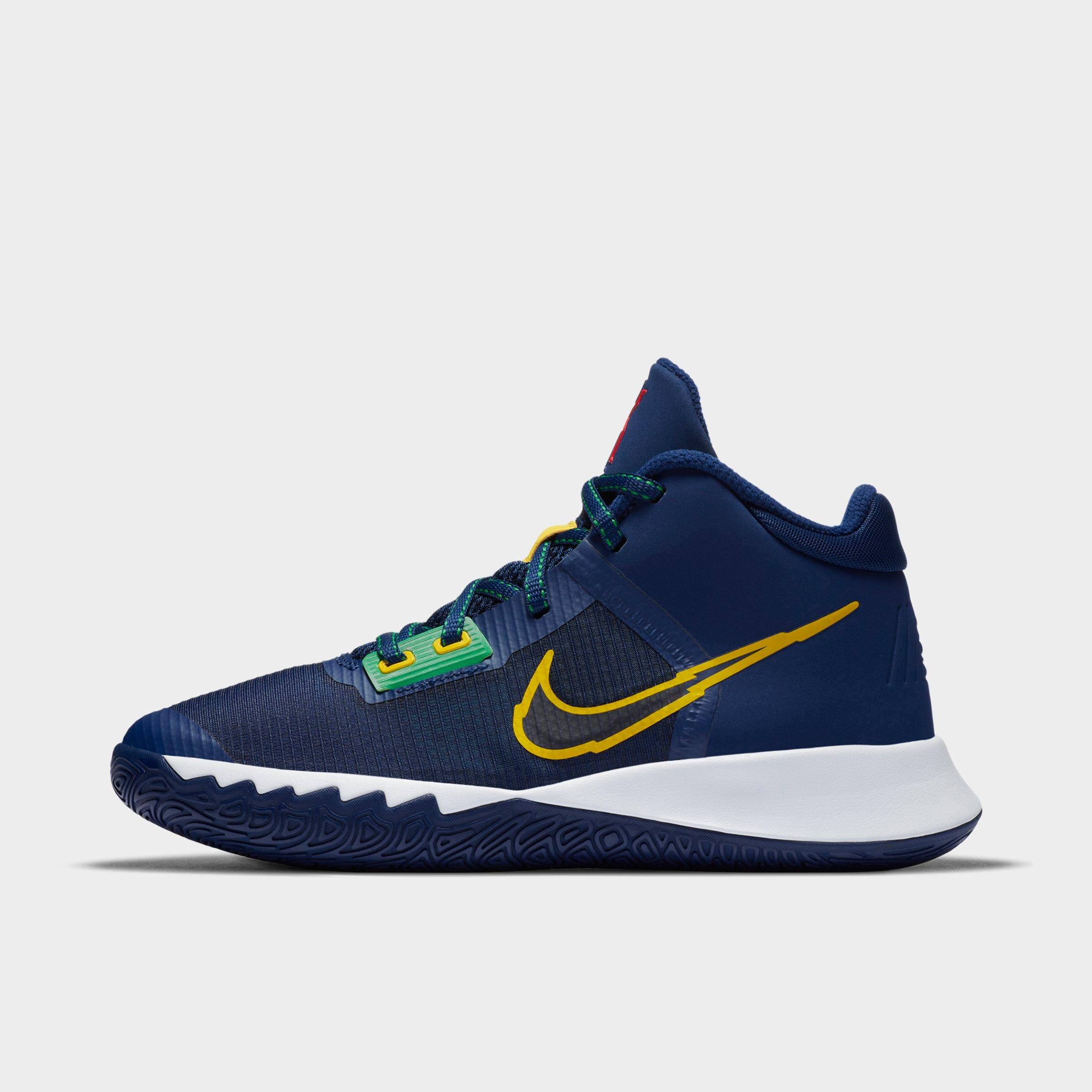 yellow and royal blue shoes
