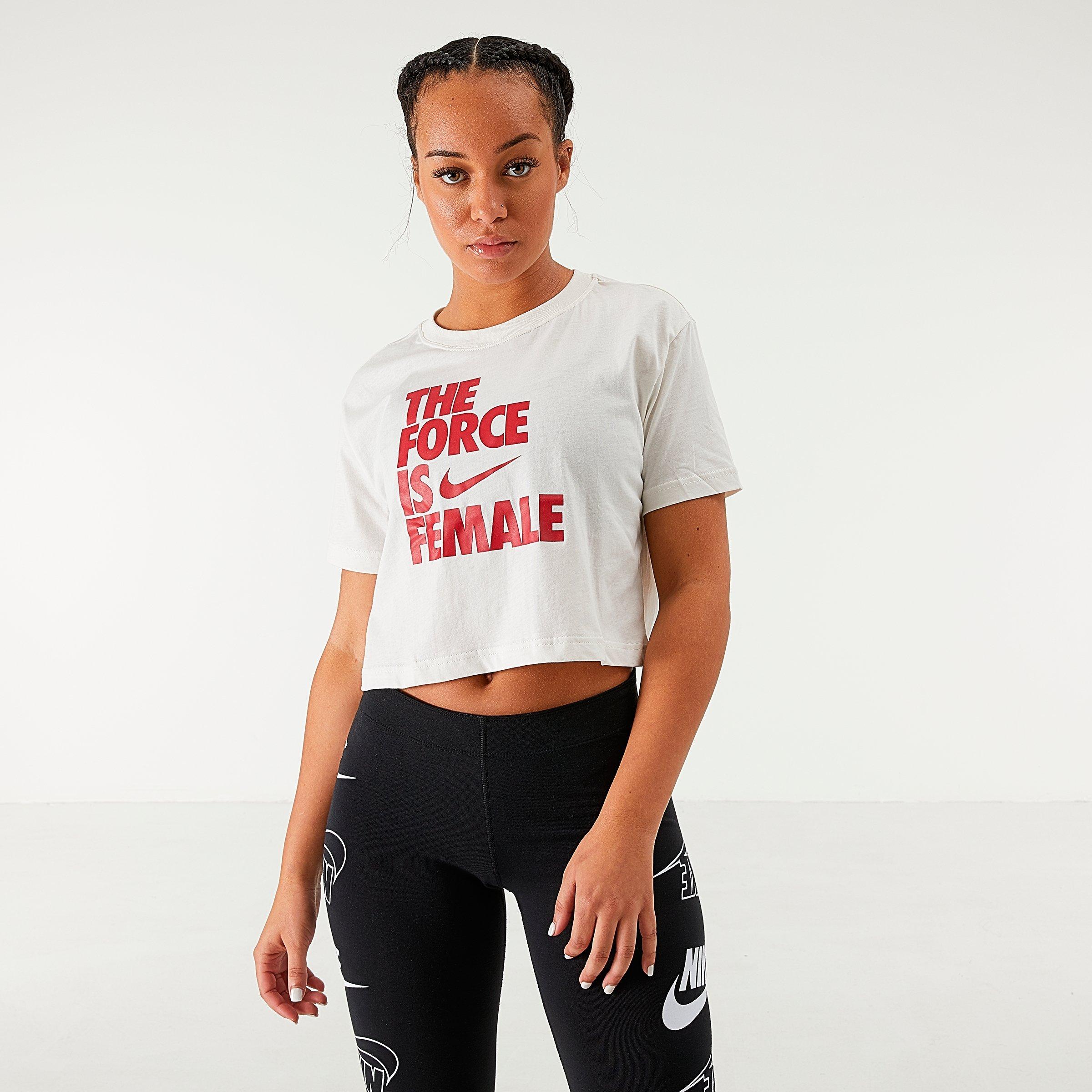 the force is female nike shirt