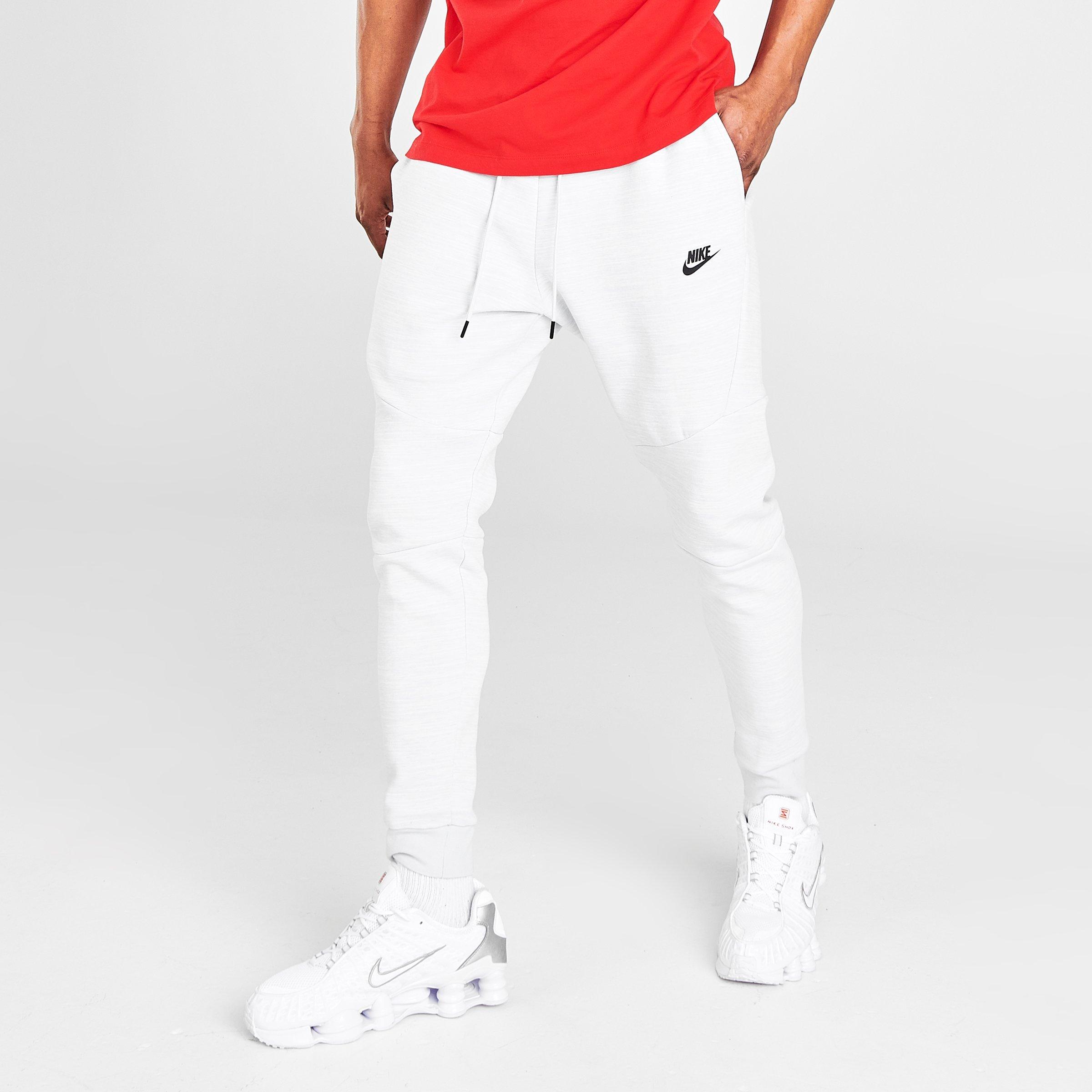 nike white joggers men's