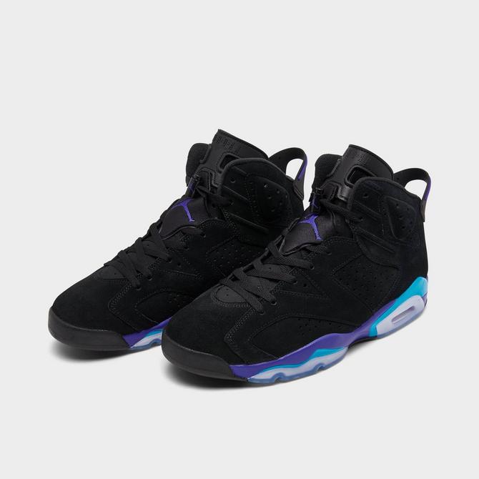 Air Jordan 6 Retro (Black/Bright Concord-Aquatone) 11.5