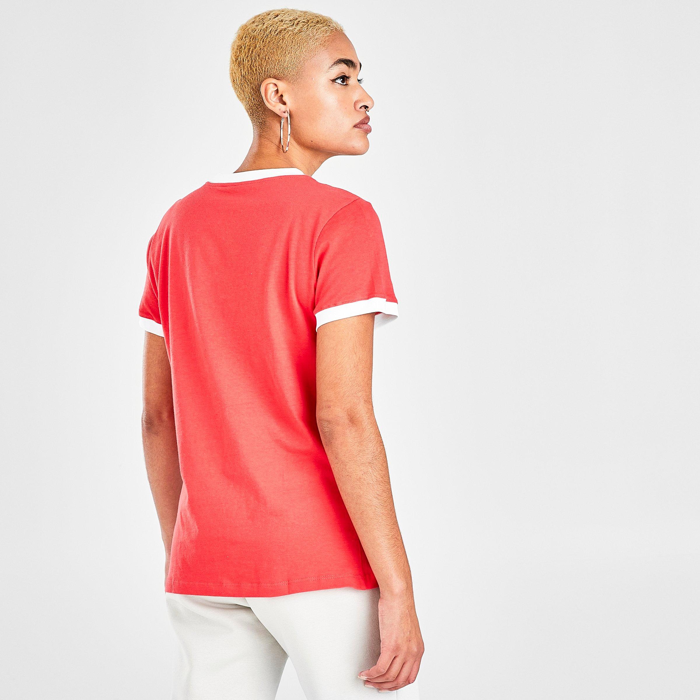 red and white womens nike shirt