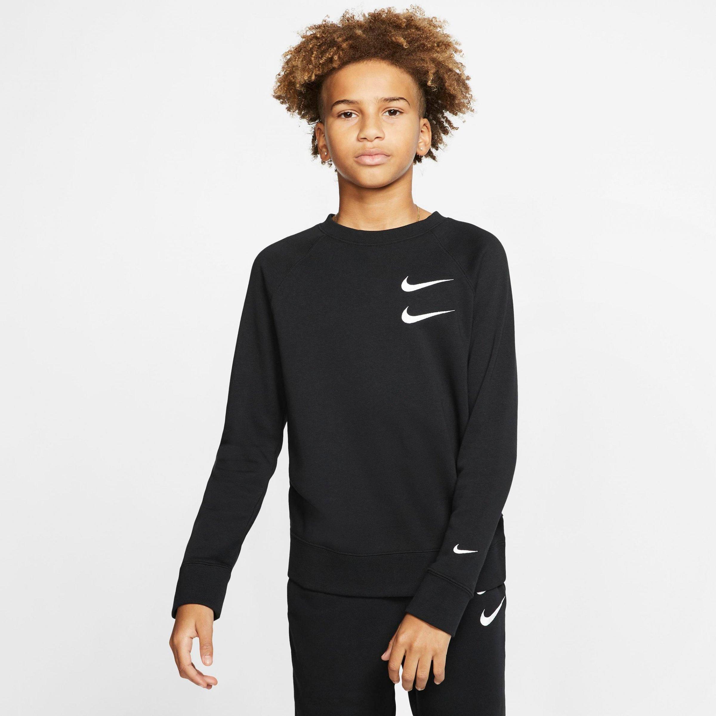 nike club swoosh crew sweatshirt