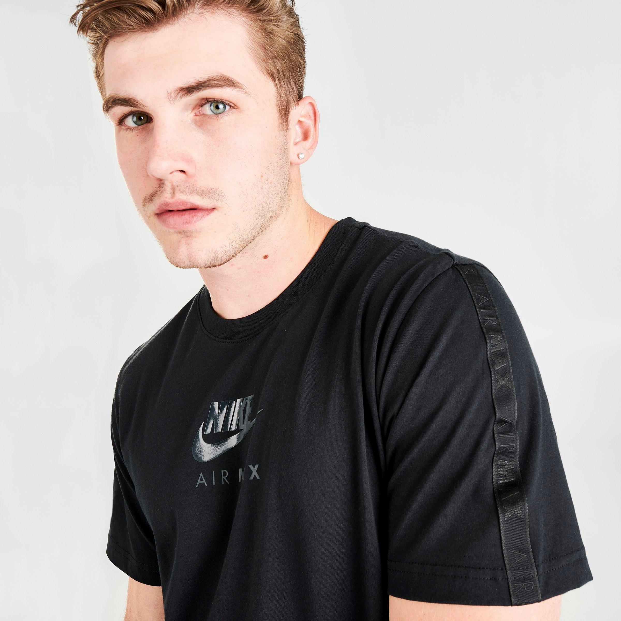 nike air max black t shirt
