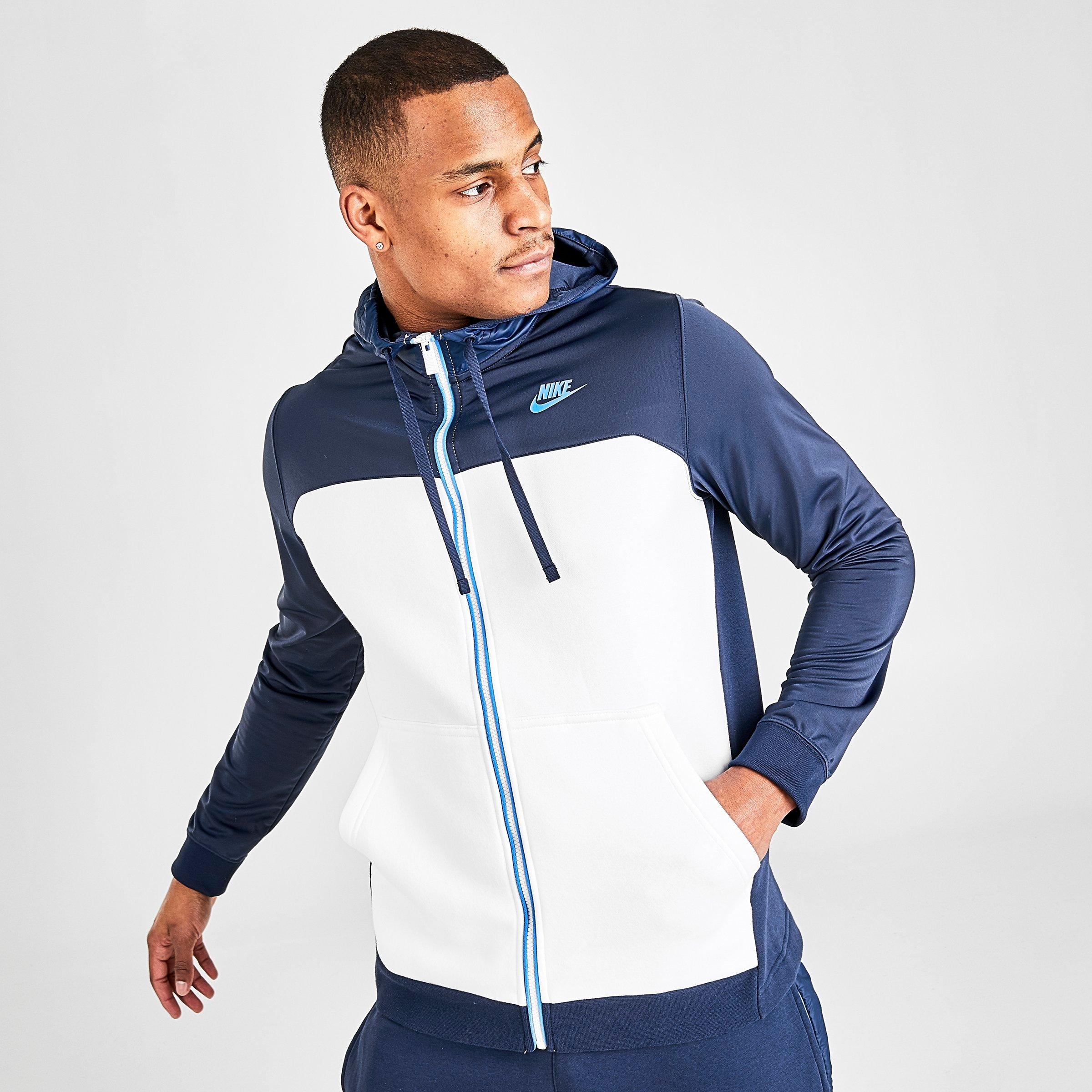 nike full zip hoodie navy