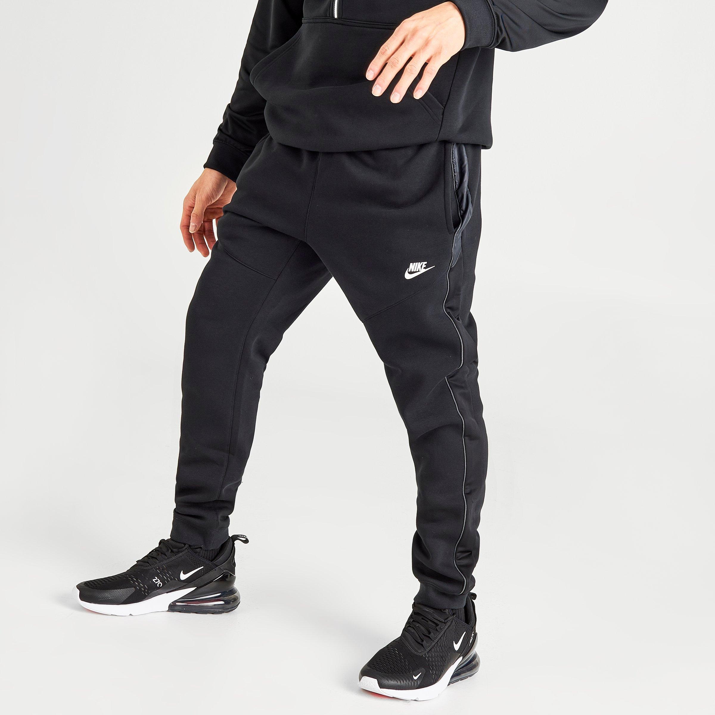 nike jogger pants with zipper