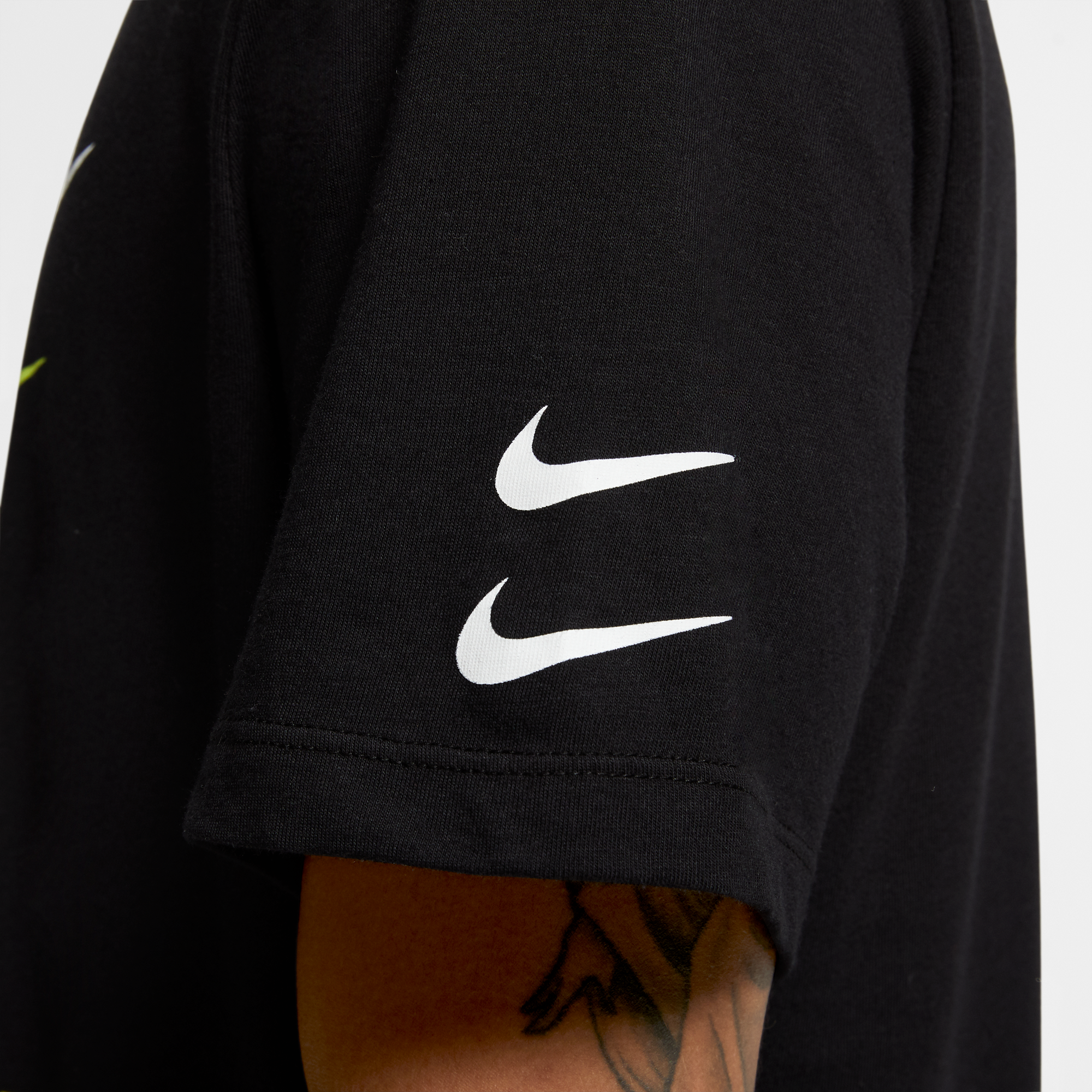 nike swoosh 2 logo t shirt pink