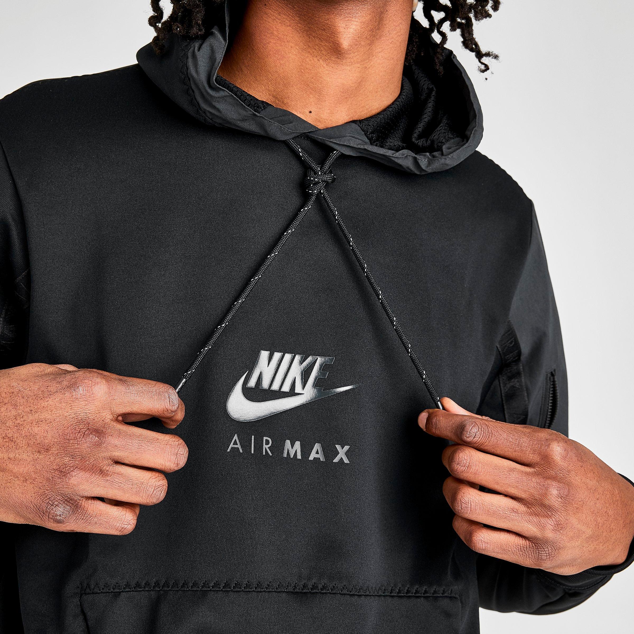 black air max hoodie