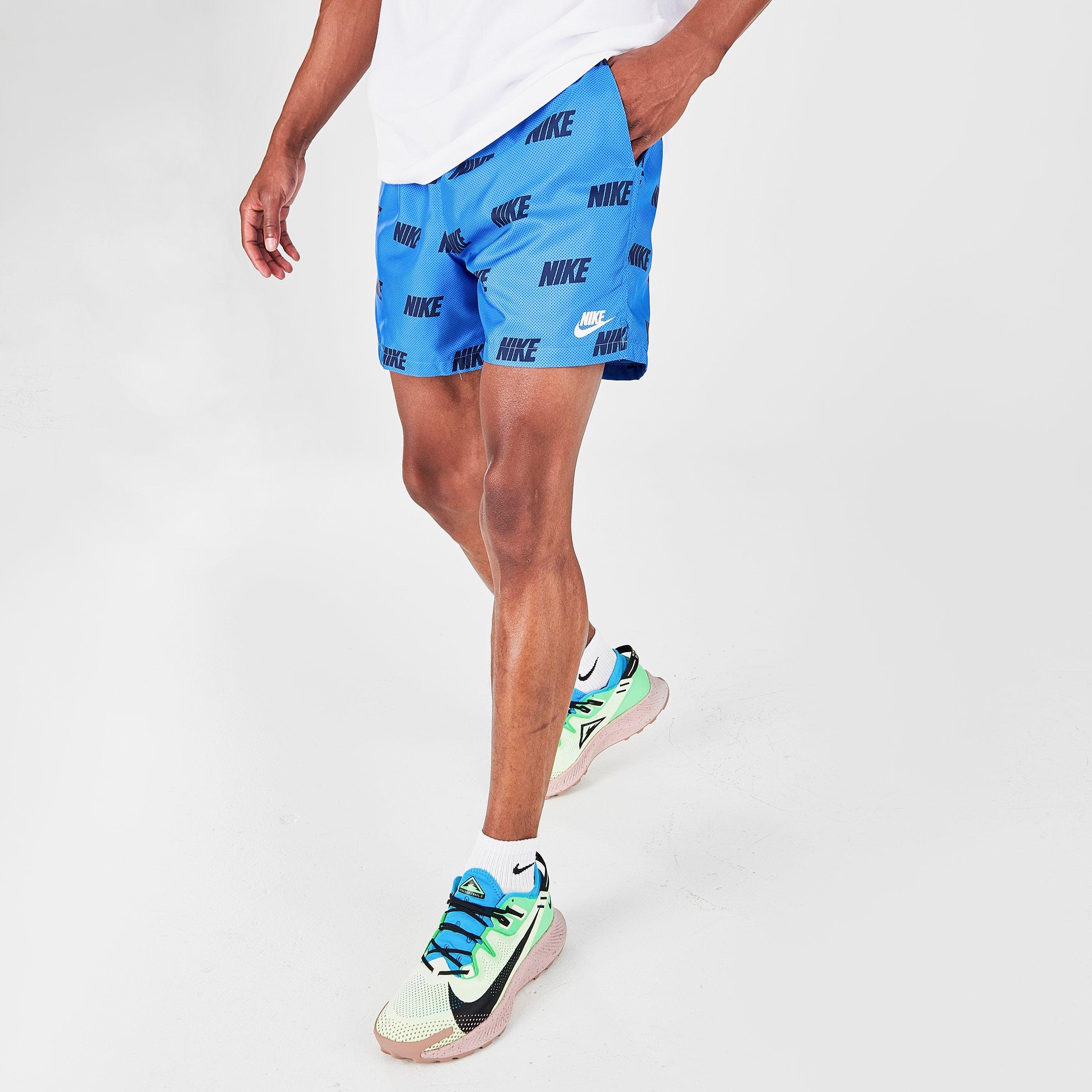 men's nike sportswear allover print athletic shorts